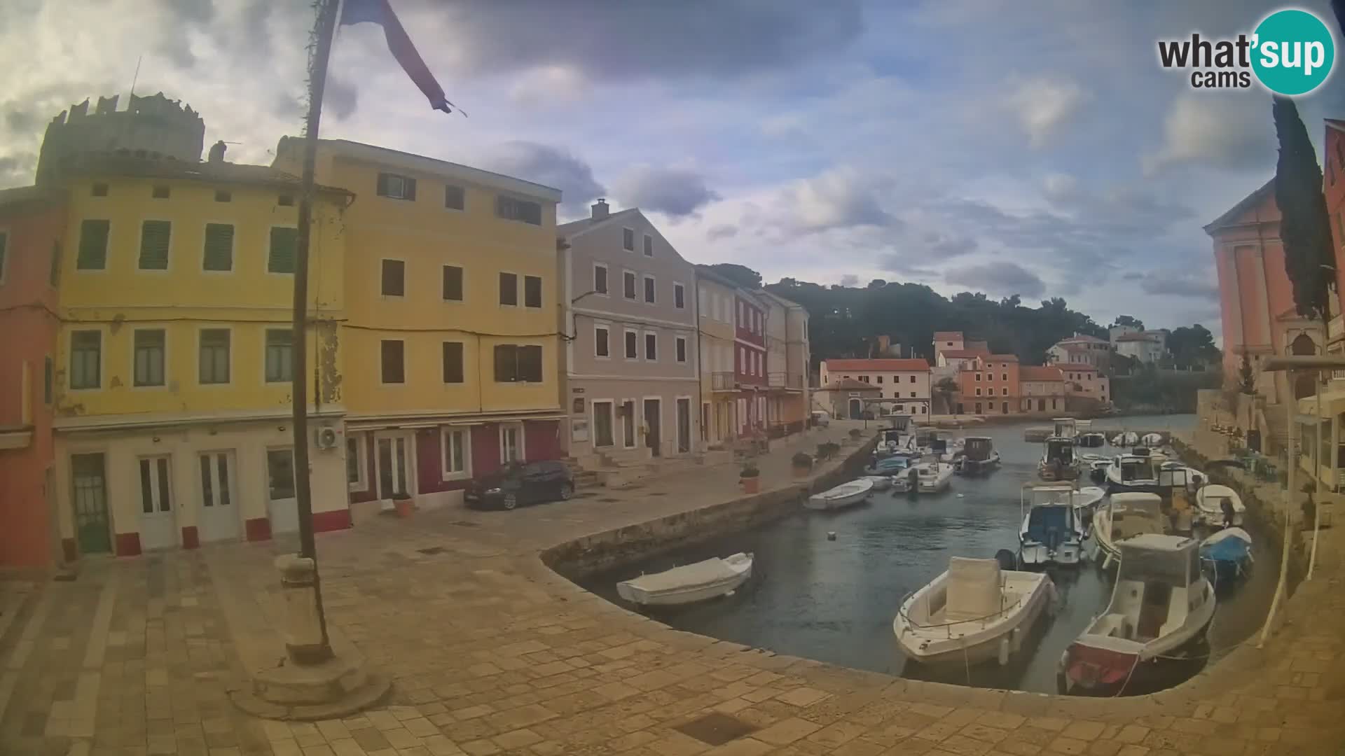 Webcam Live – The harbor of Veli Lošinj