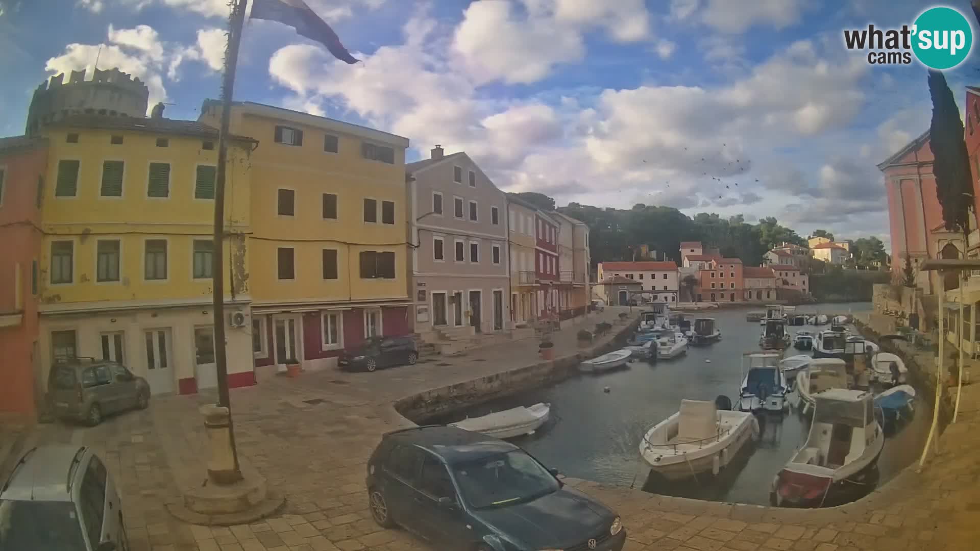 Webcam Live – The harbor of Veli Lošinj