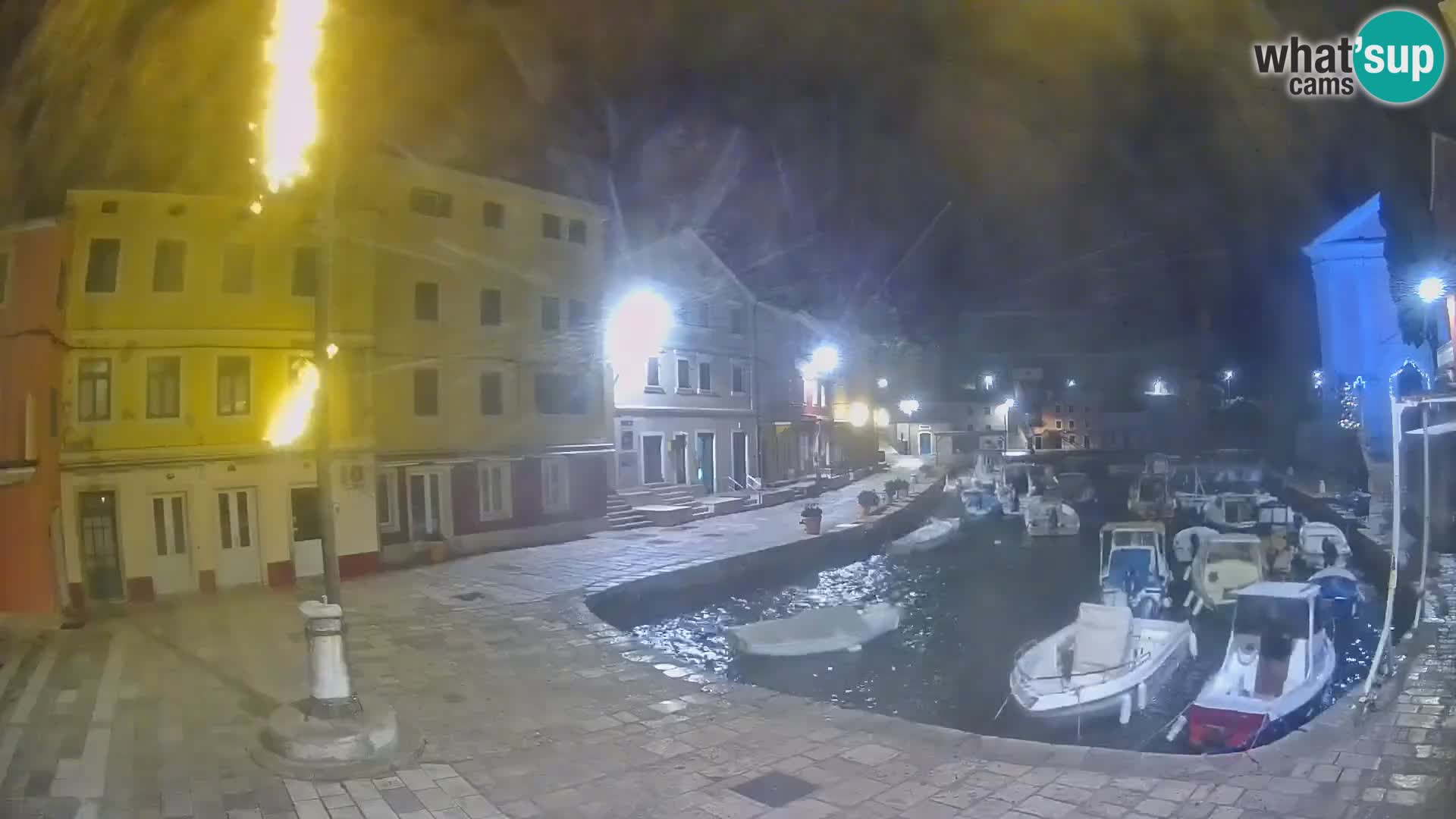 Webcam Live – The harbor of Veli Lošinj