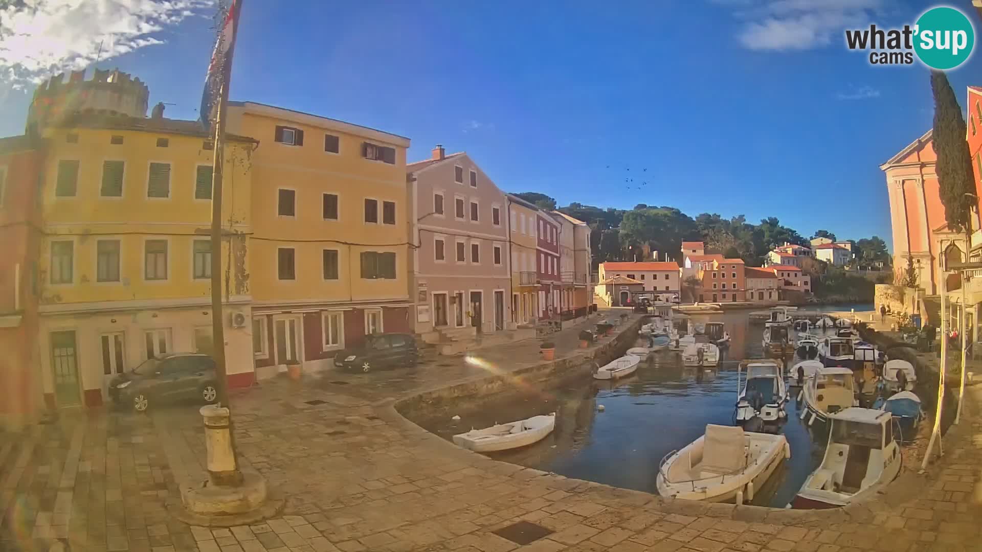 Webcam Live – The harbor of Veli Lošinj