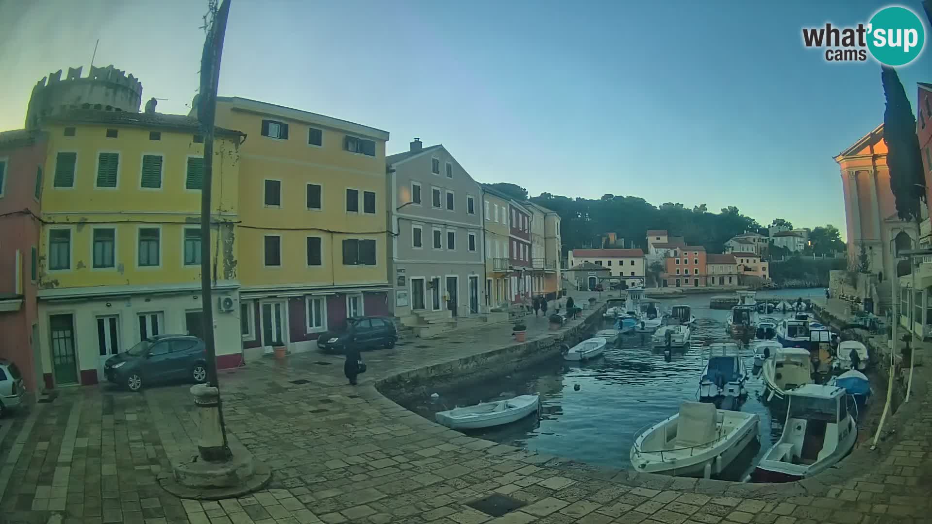 Webcam Live – The harbor of Veli Lošinj