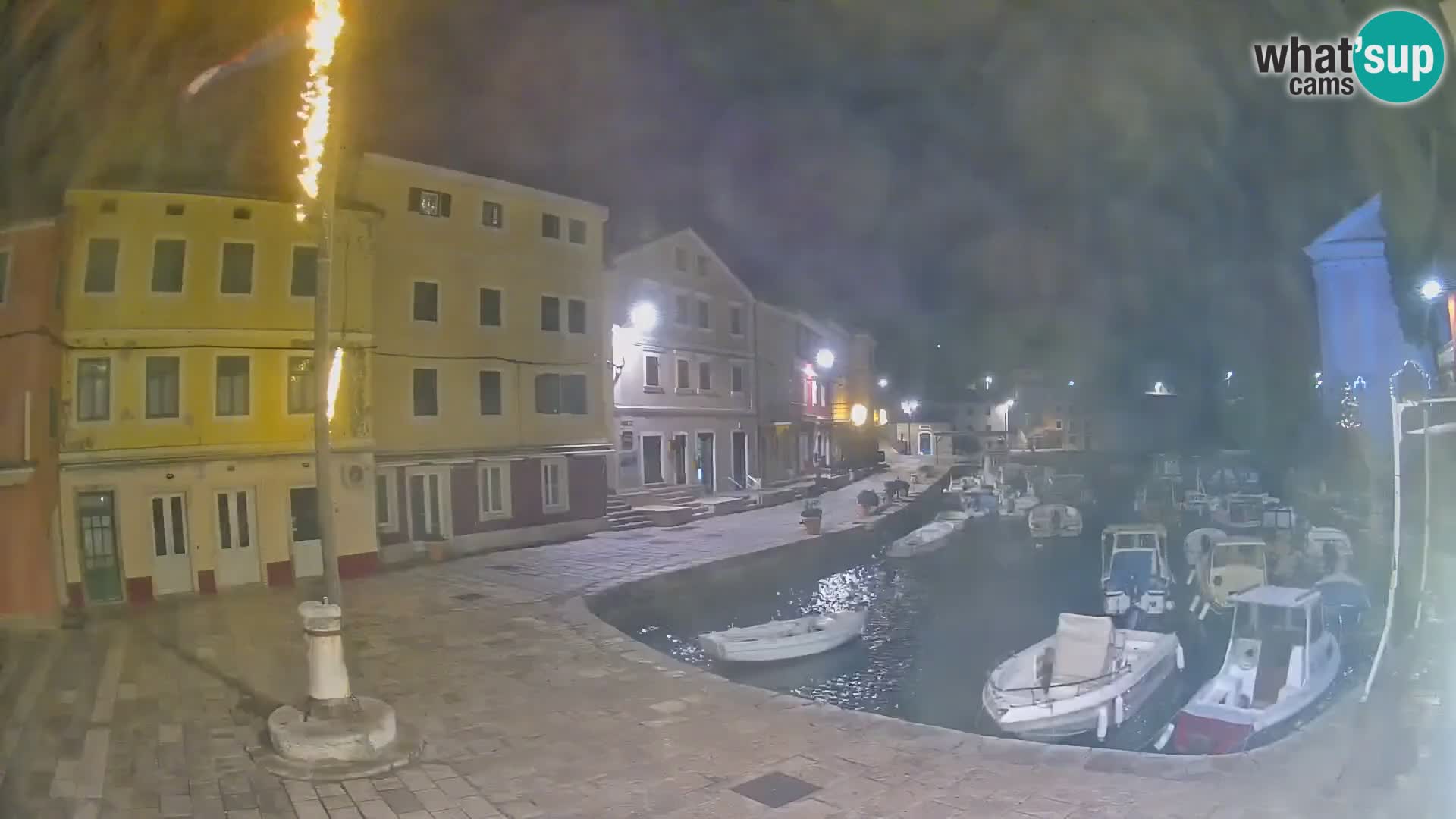 Webcam Live – The harbor of Veli Lošinj