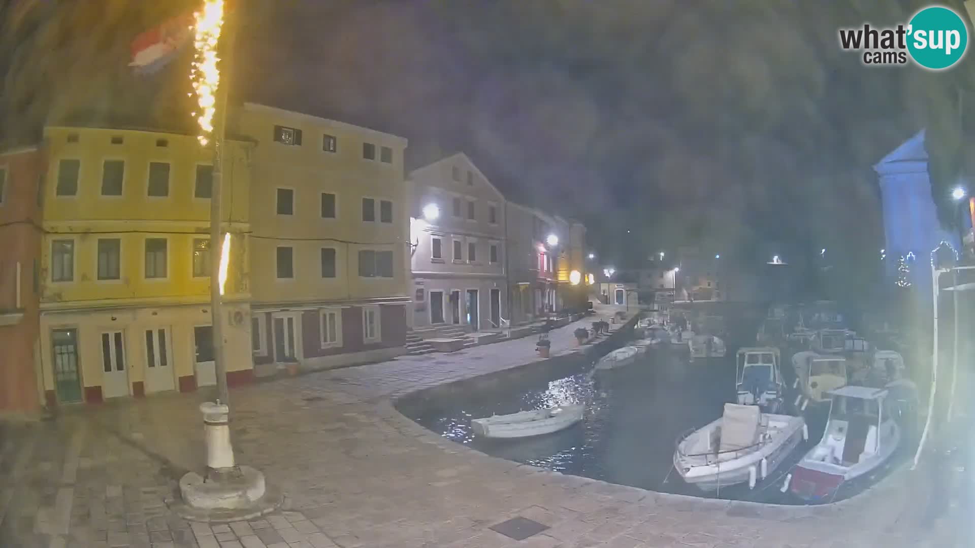 Webcam Live – The harbor of Veli Lošinj