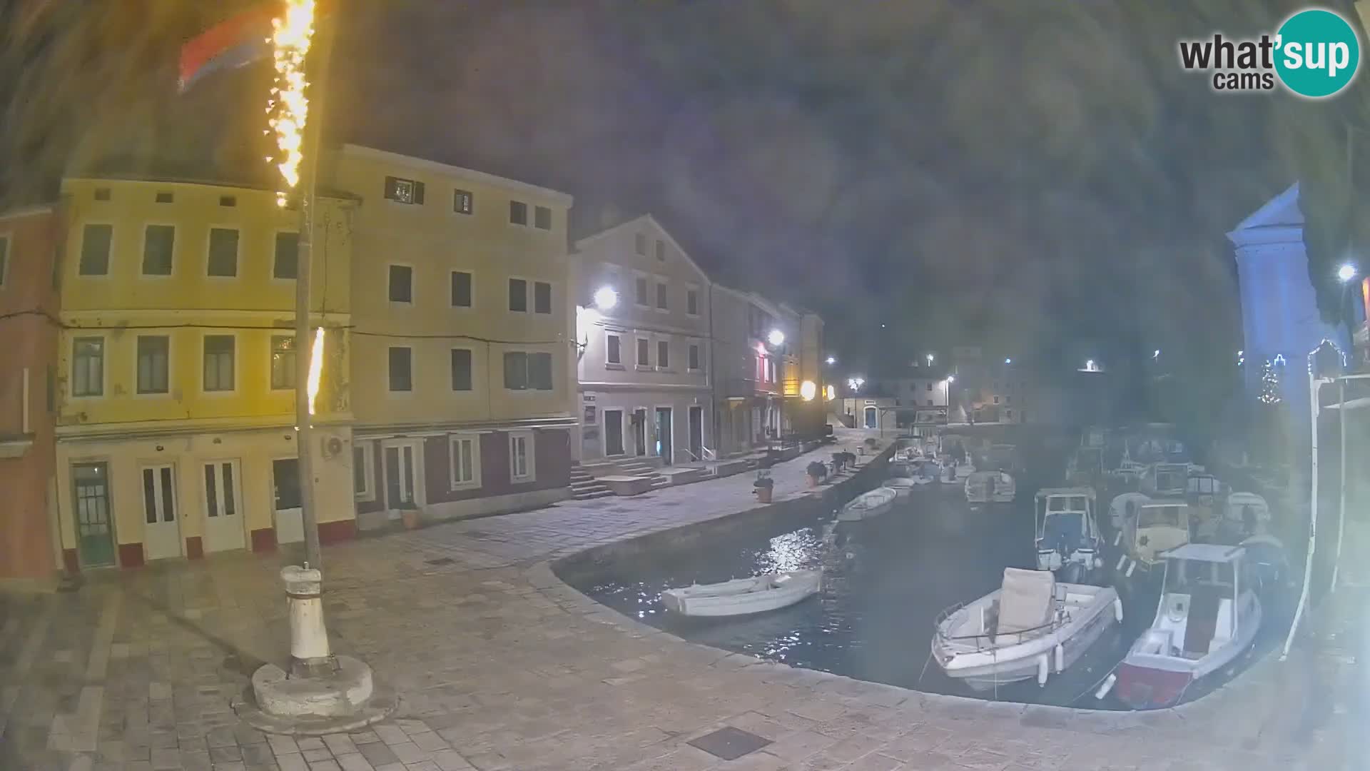 Webcam Live – The harbor of Veli Lošinj