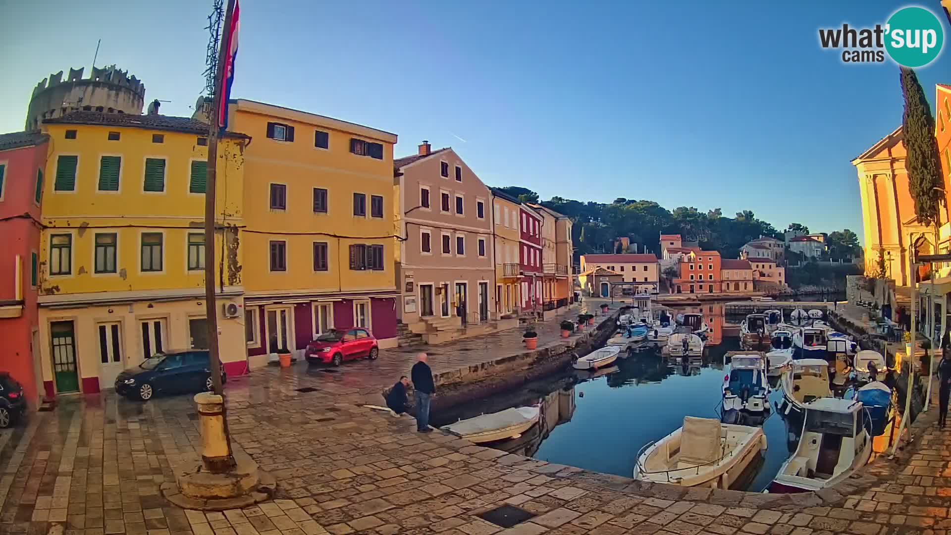 Webcam Live – The harbor of Veli Lošinj