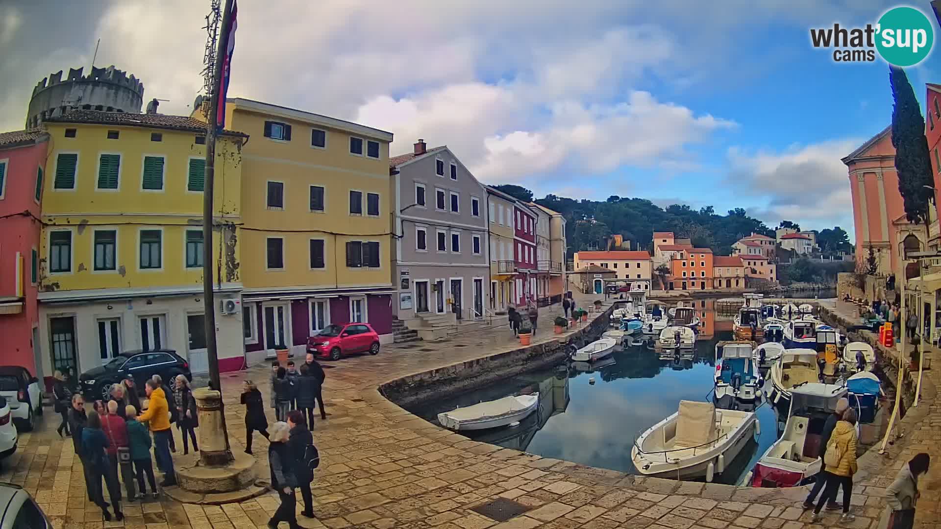 Webcam Live – The harbor of Veli Lošinj