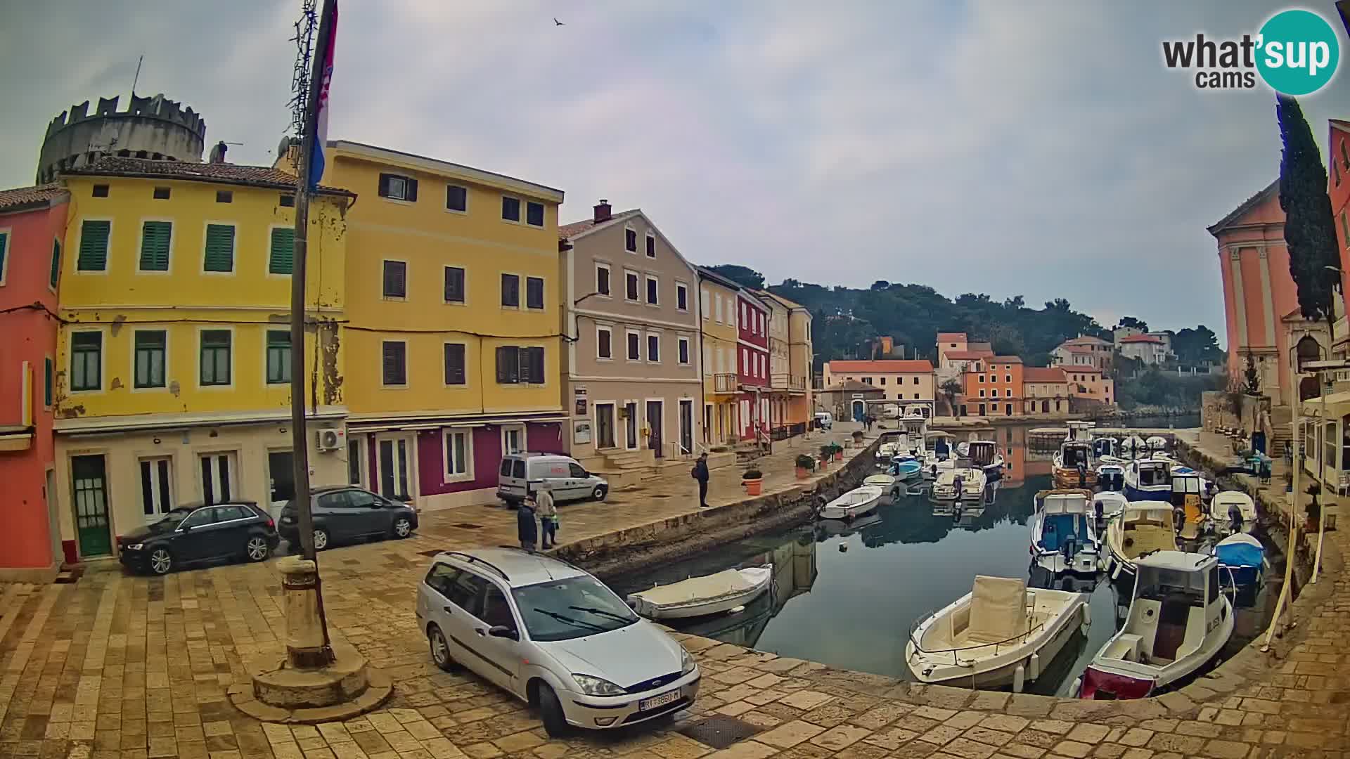 Webcam Live – The harbor of Veli Lošinj