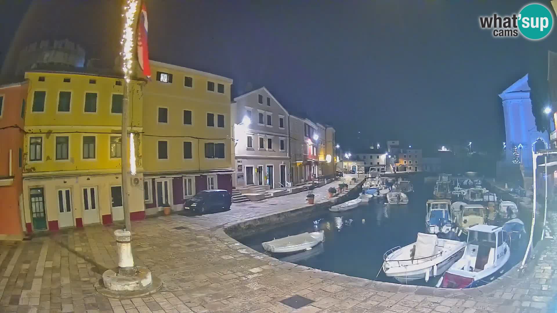 Webcam Live – The harbor of Veli Lošinj