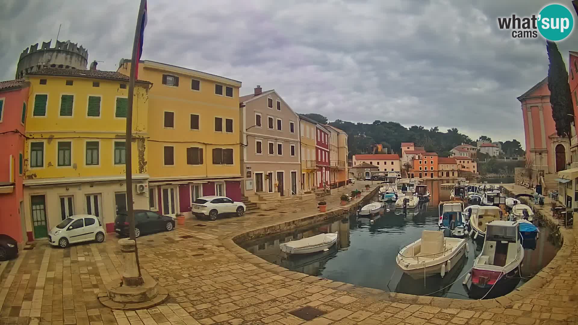 Webcam Live – The harbor of Veli Lošinj