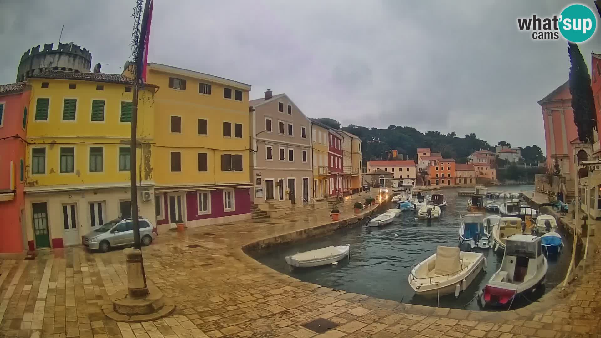 Webcam Live – The harbor of Veli Lošinj