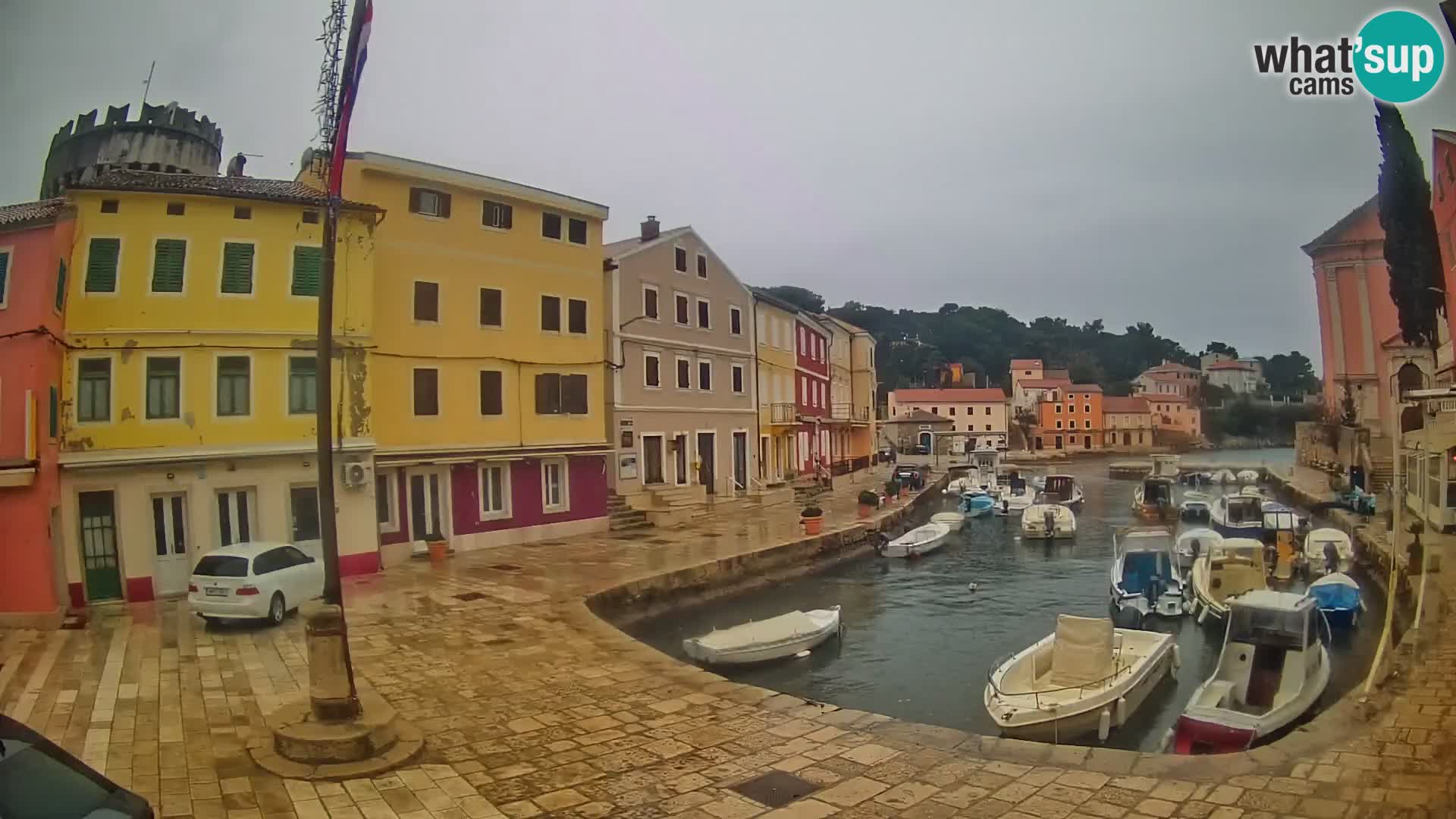 Webcam Live – The harbor of Veli Lošinj