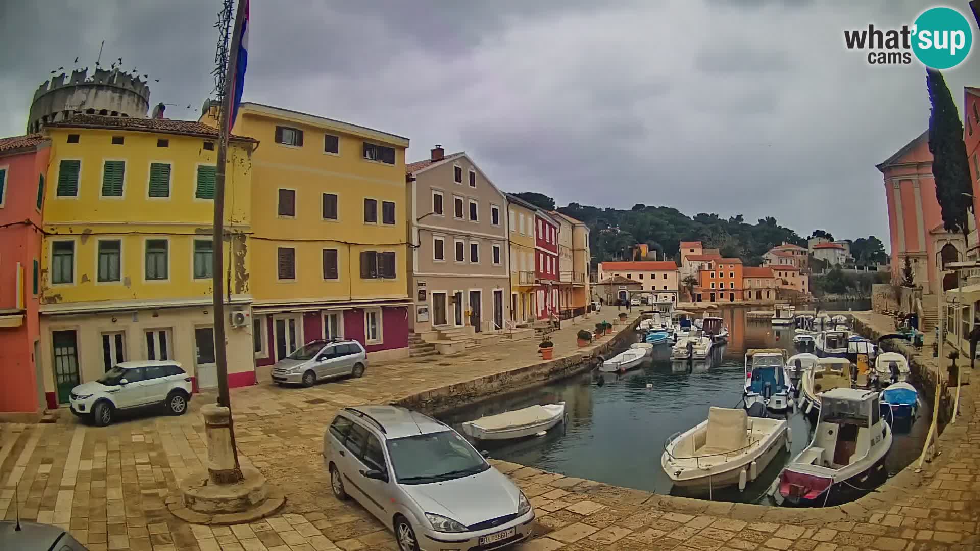 Webcam Live – The harbor of Veli Lošinj