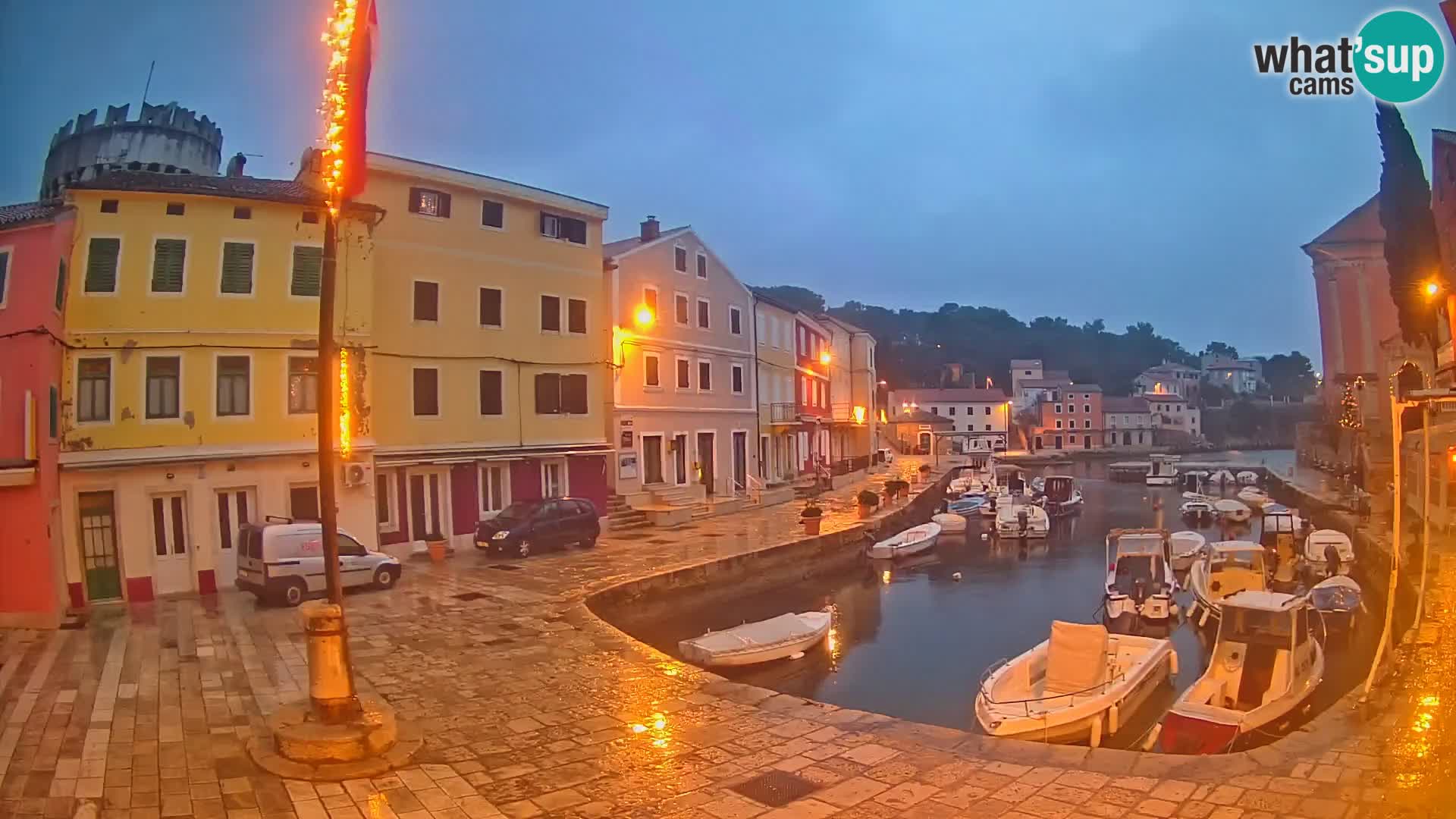 Webcam Live – The harbor of Veli Lošinj