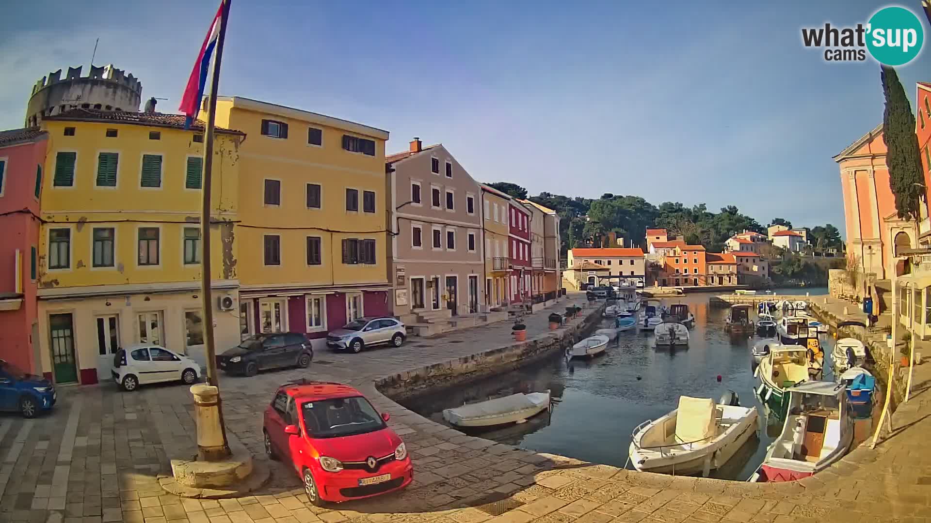 Webcam Live – The harbor of Veli Lošinj