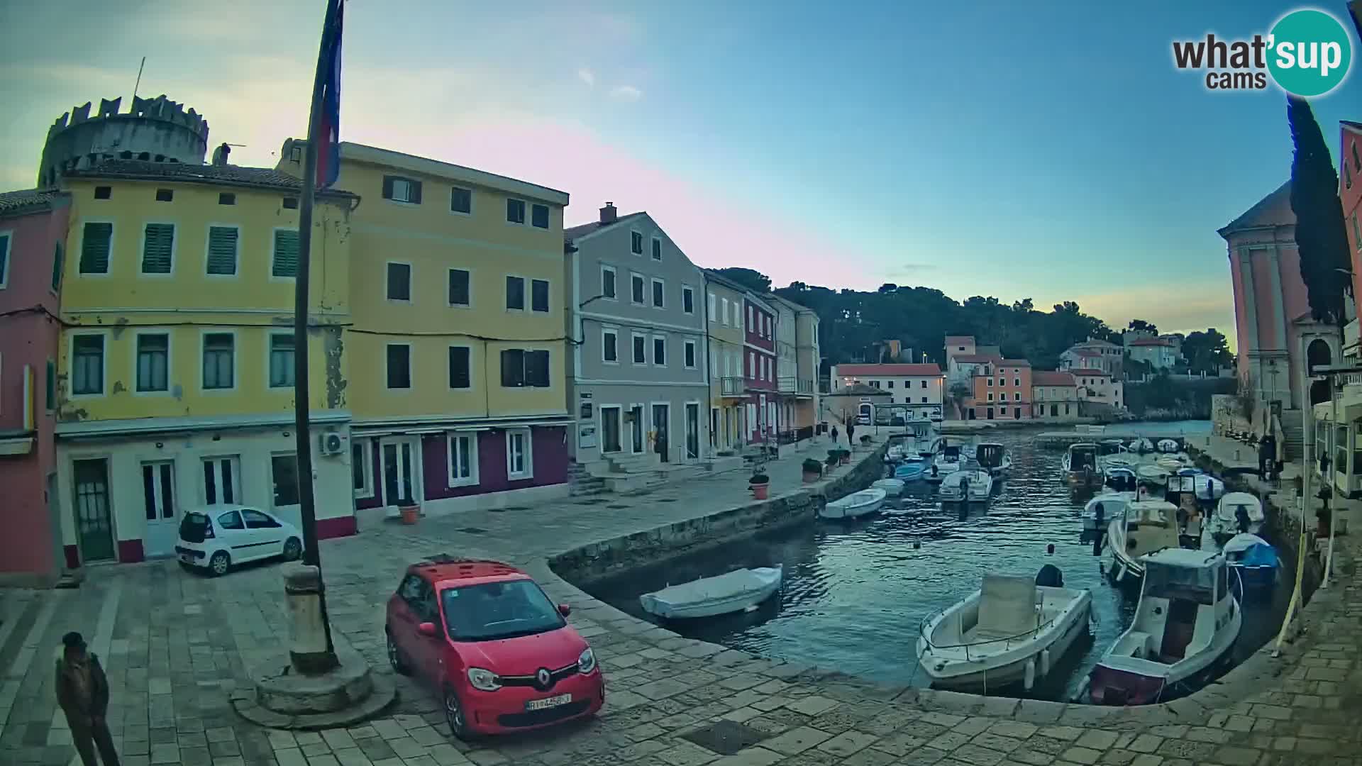 Webcam Live – The harbor of Veli Lošinj