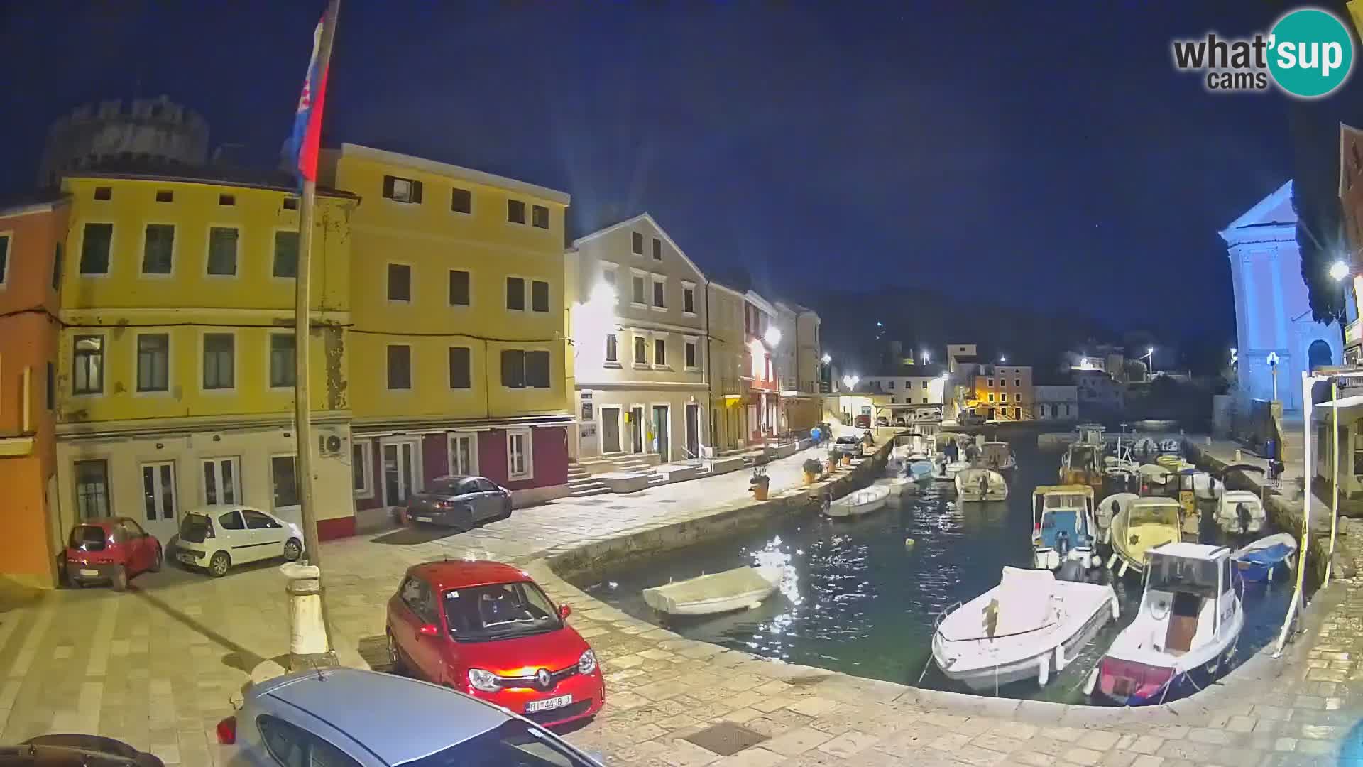 Webcam Live – The harbor of Veli Lošinj