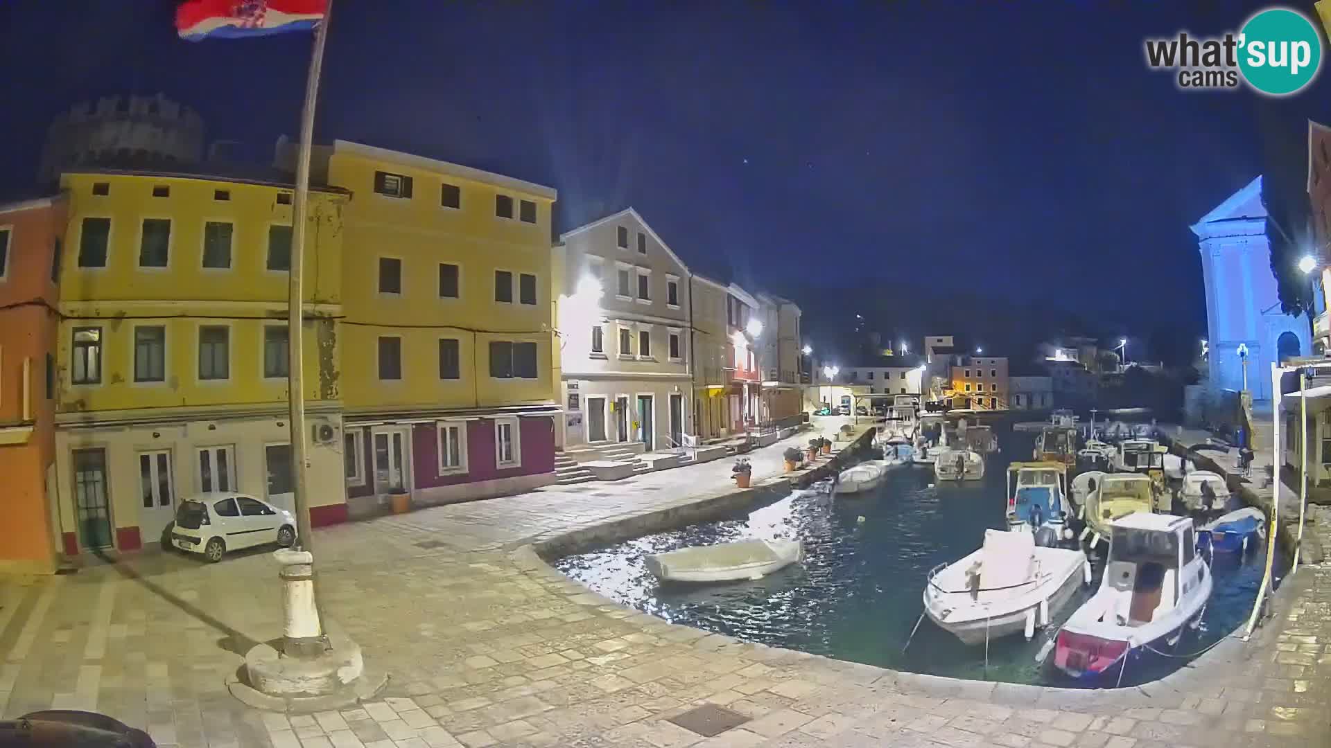 Webcam Live – The harbor of Veli Lošinj