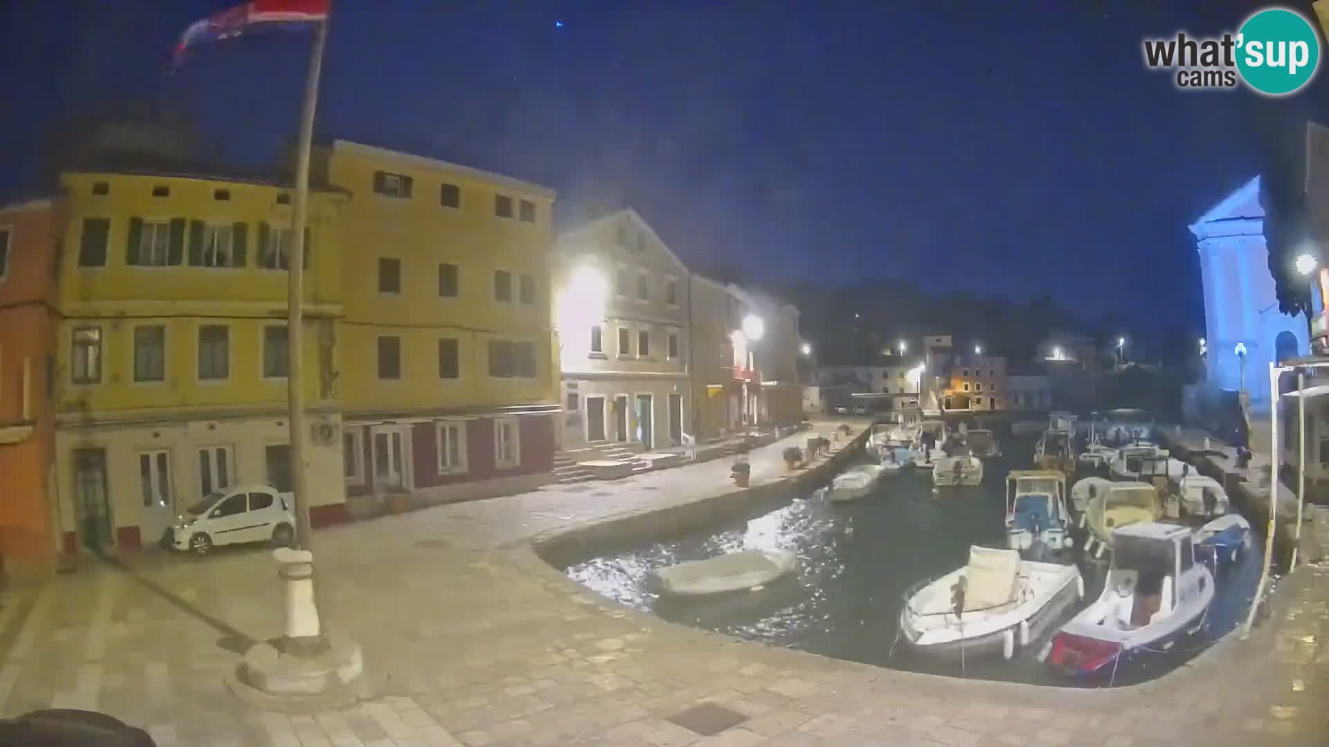 Webcam Live – The harbor of Veli Lošinj