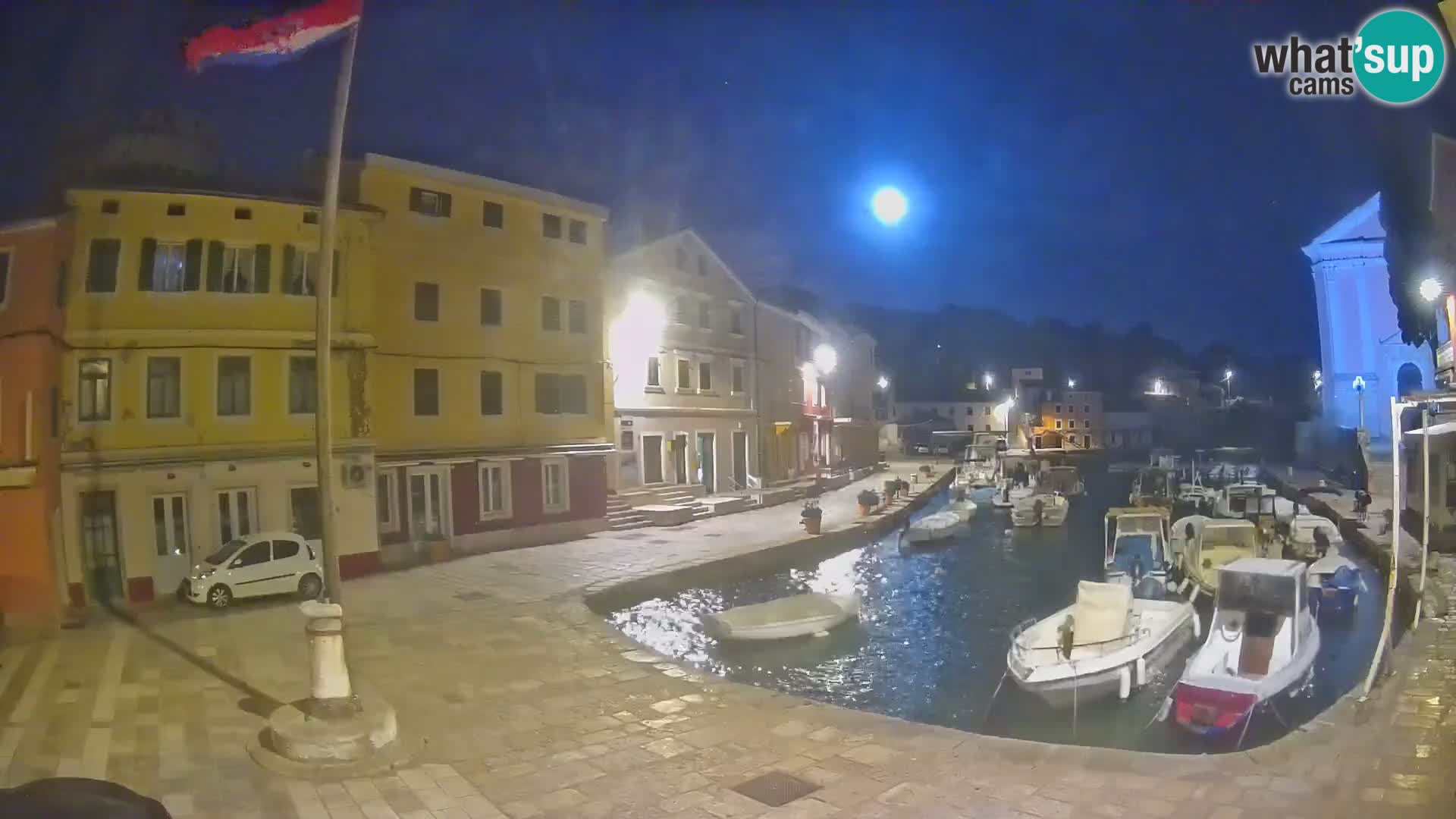 Webcam Live – The harbor of Veli Lošinj