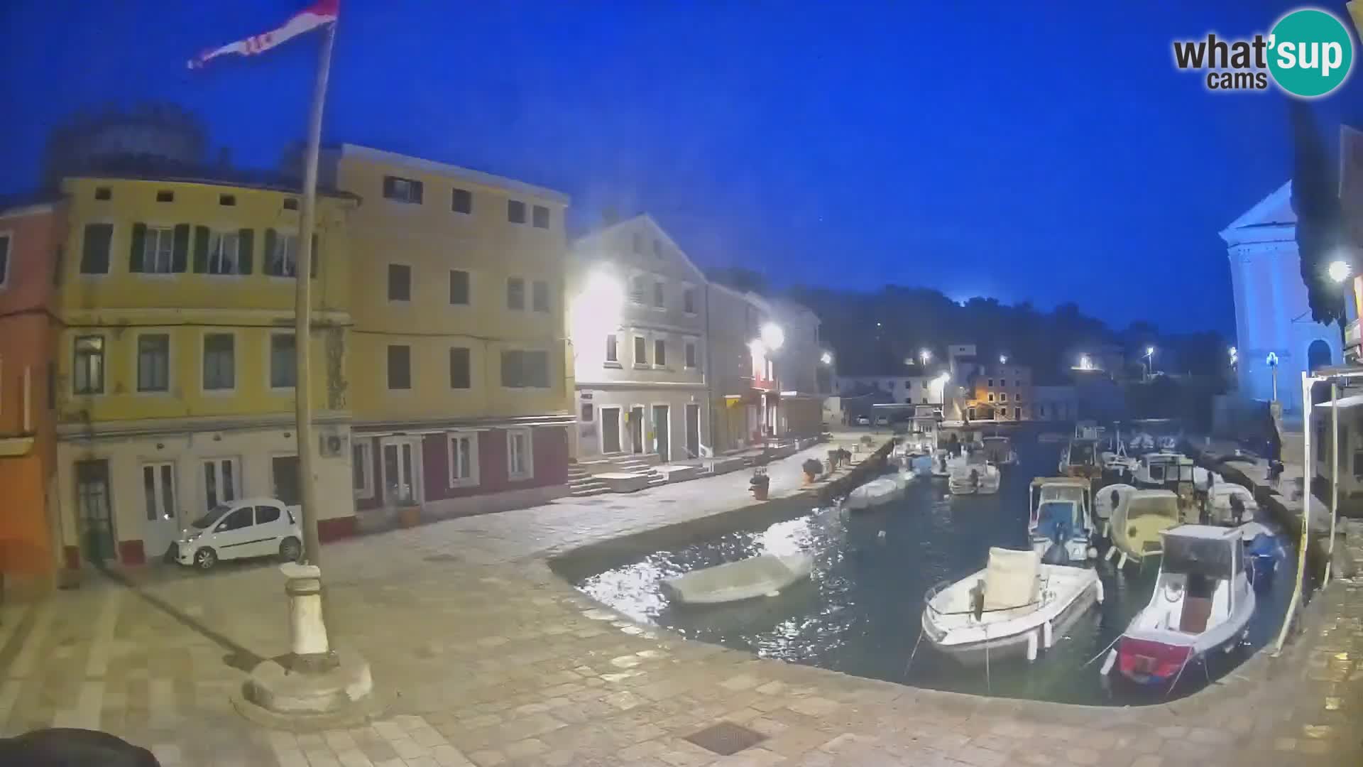 Webcam Live – The harbor of Veli Lošinj