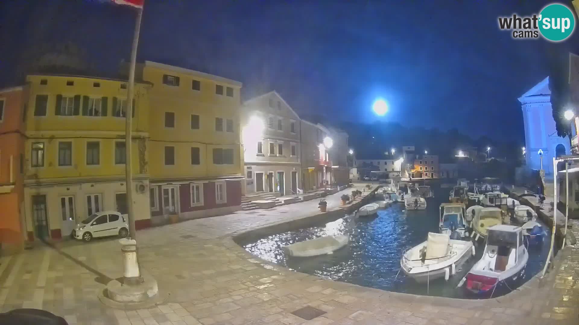 Webcam Live – The harbor of Veli Lošinj