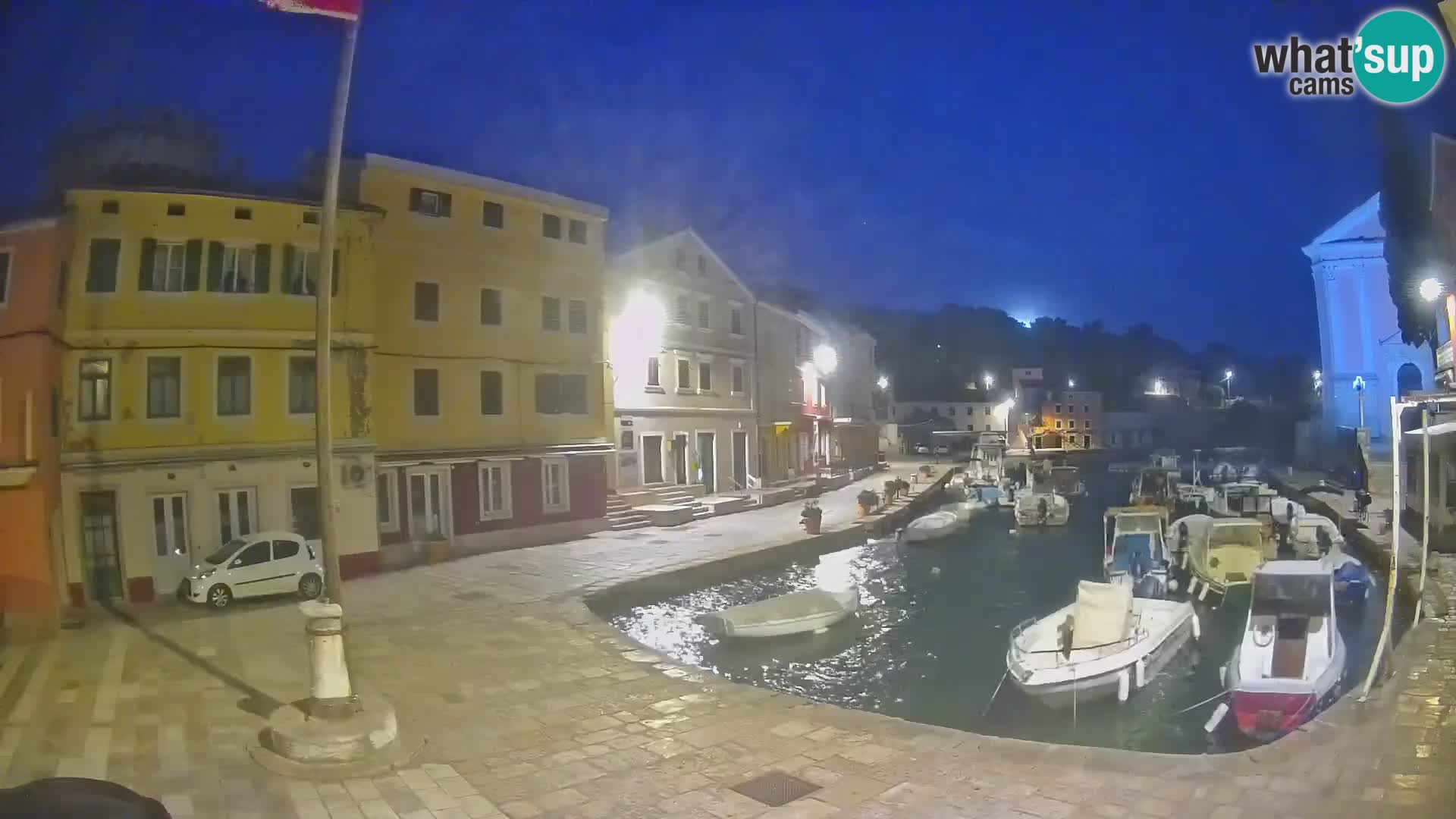 Webcam Live – The harbor of Veli Lošinj