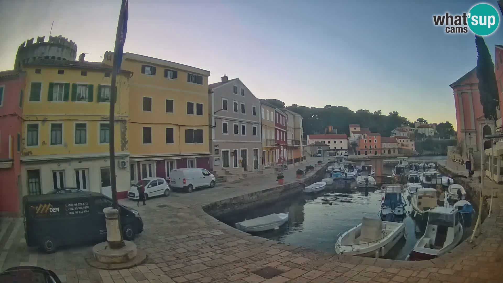 Webcam Live – The harbor of Veli Lošinj