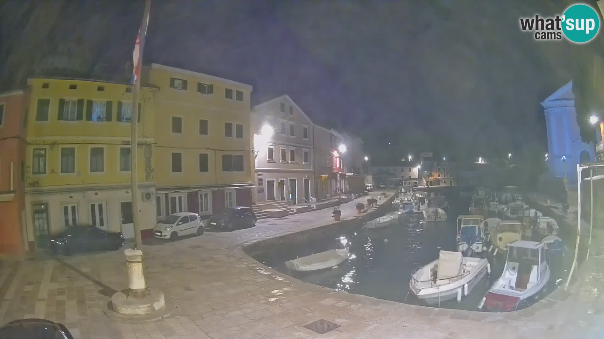 Webcam Live – The harbor of Veli Lošinj