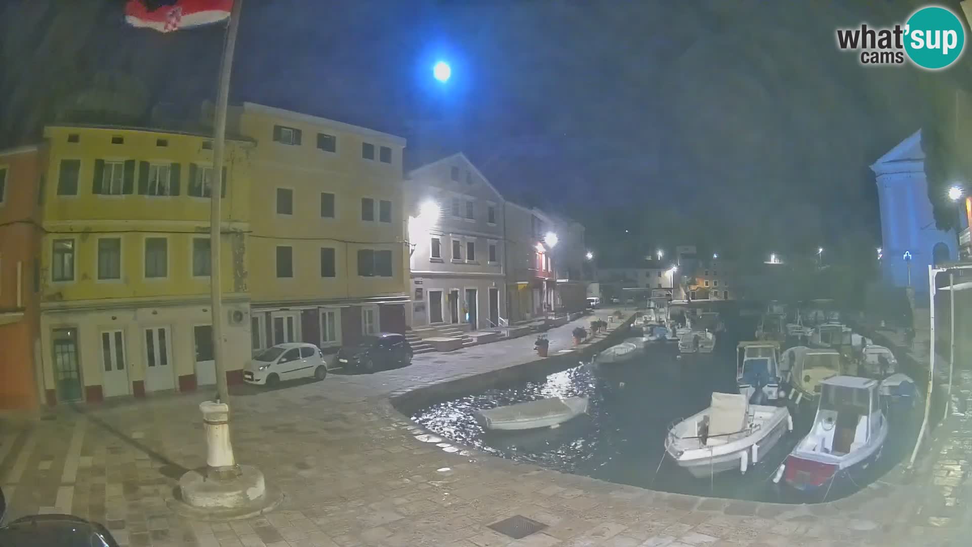 Webcam Live – The harbor of Veli Lošinj