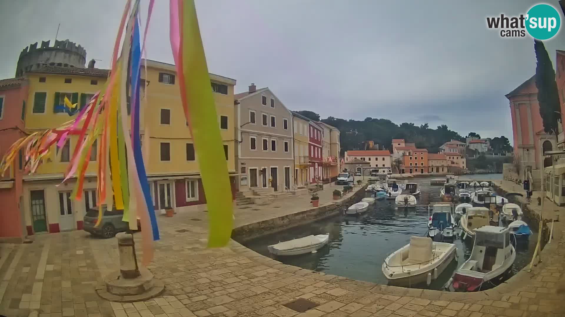 Webcam Live – The harbor of Veli Lošinj