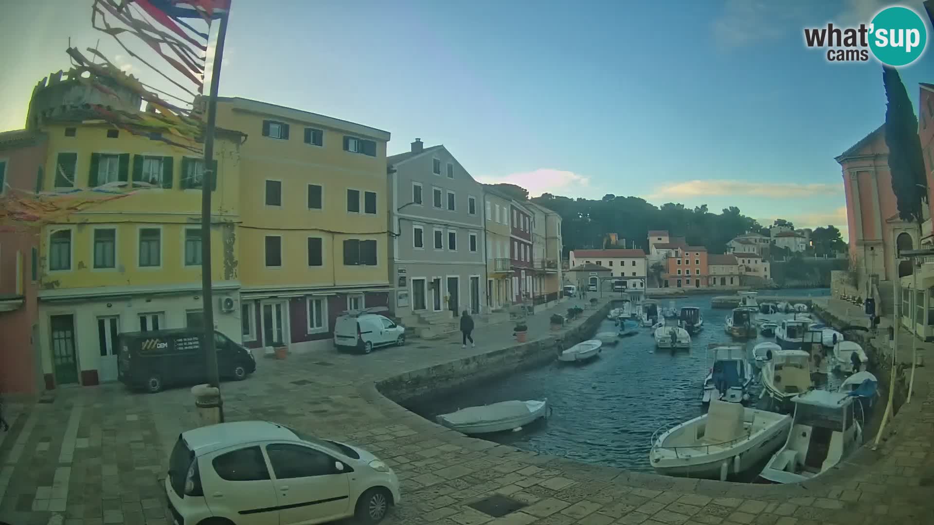 Webcam Live – The harbor of Veli Lošinj