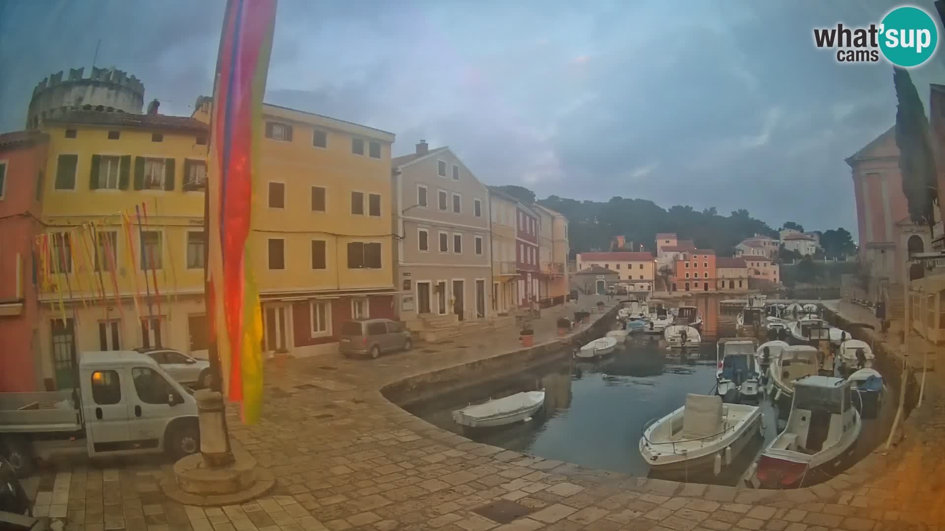 Webcam Live – The harbor of Veli Lošinj