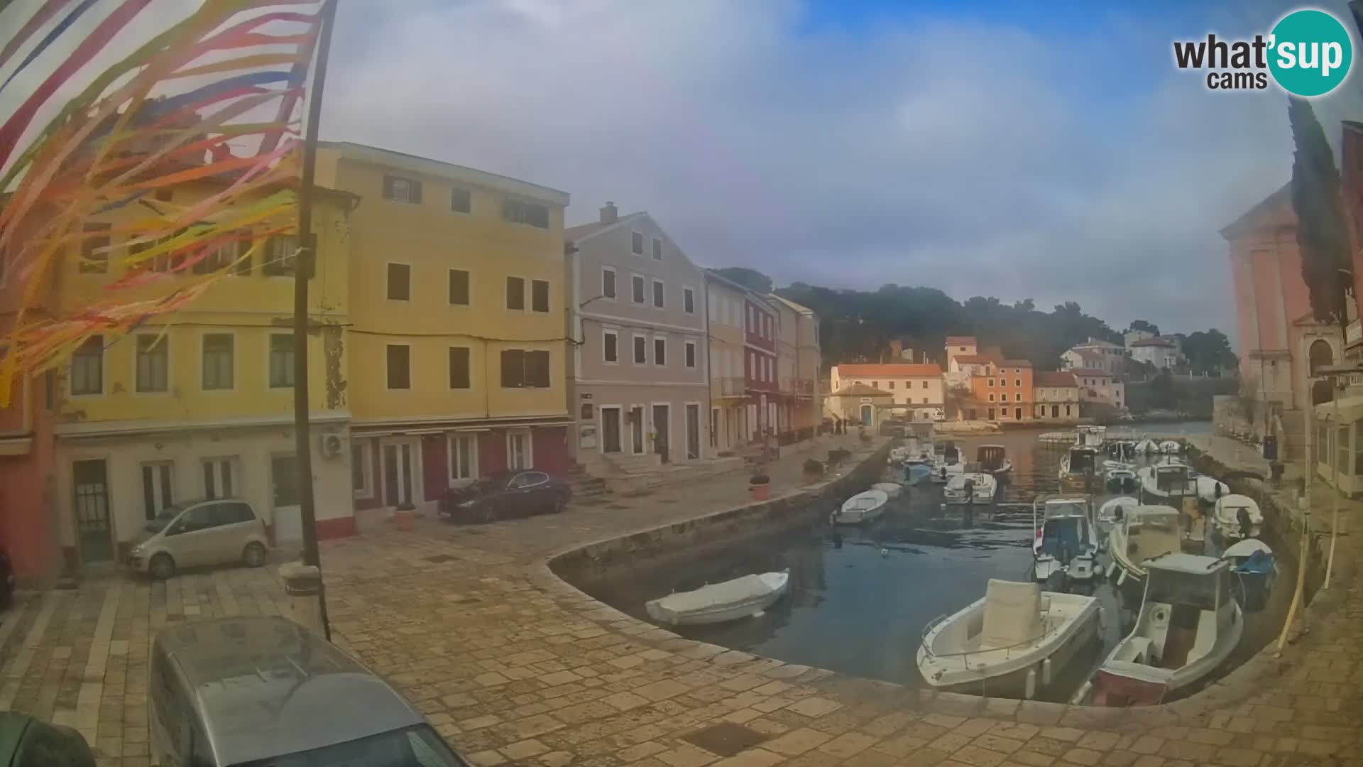 Webcam Live – The harbor of Veli Lošinj