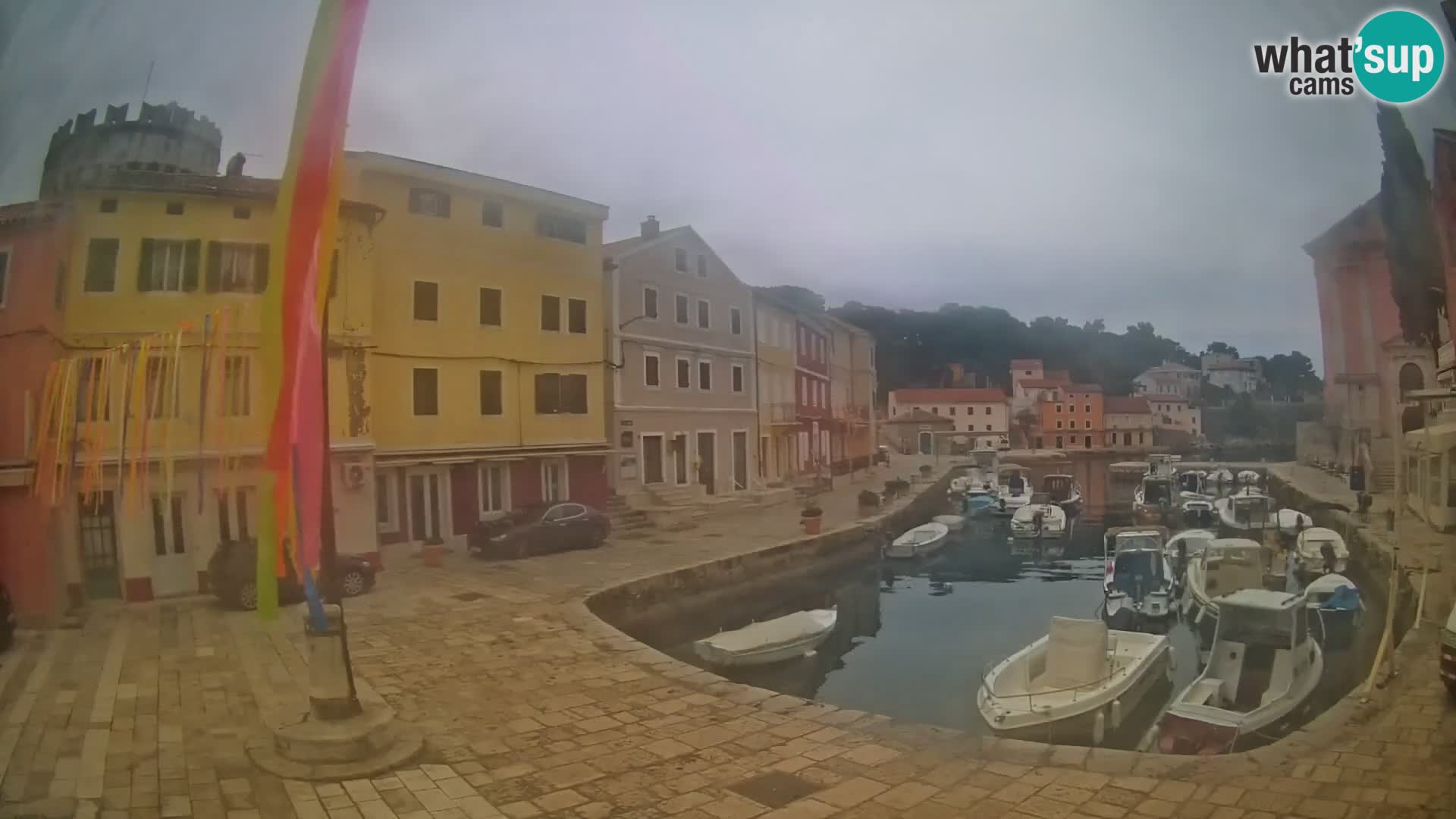 Webcam Live – The harbor of Veli Lošinj