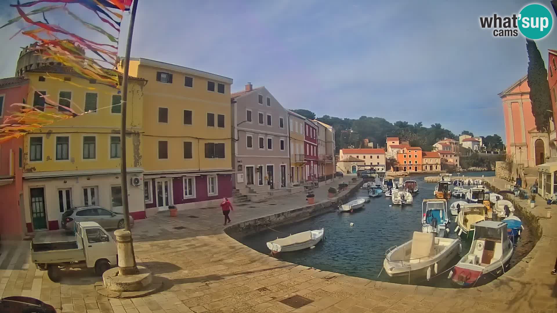 Webcam Live – The harbor of Veli Lošinj