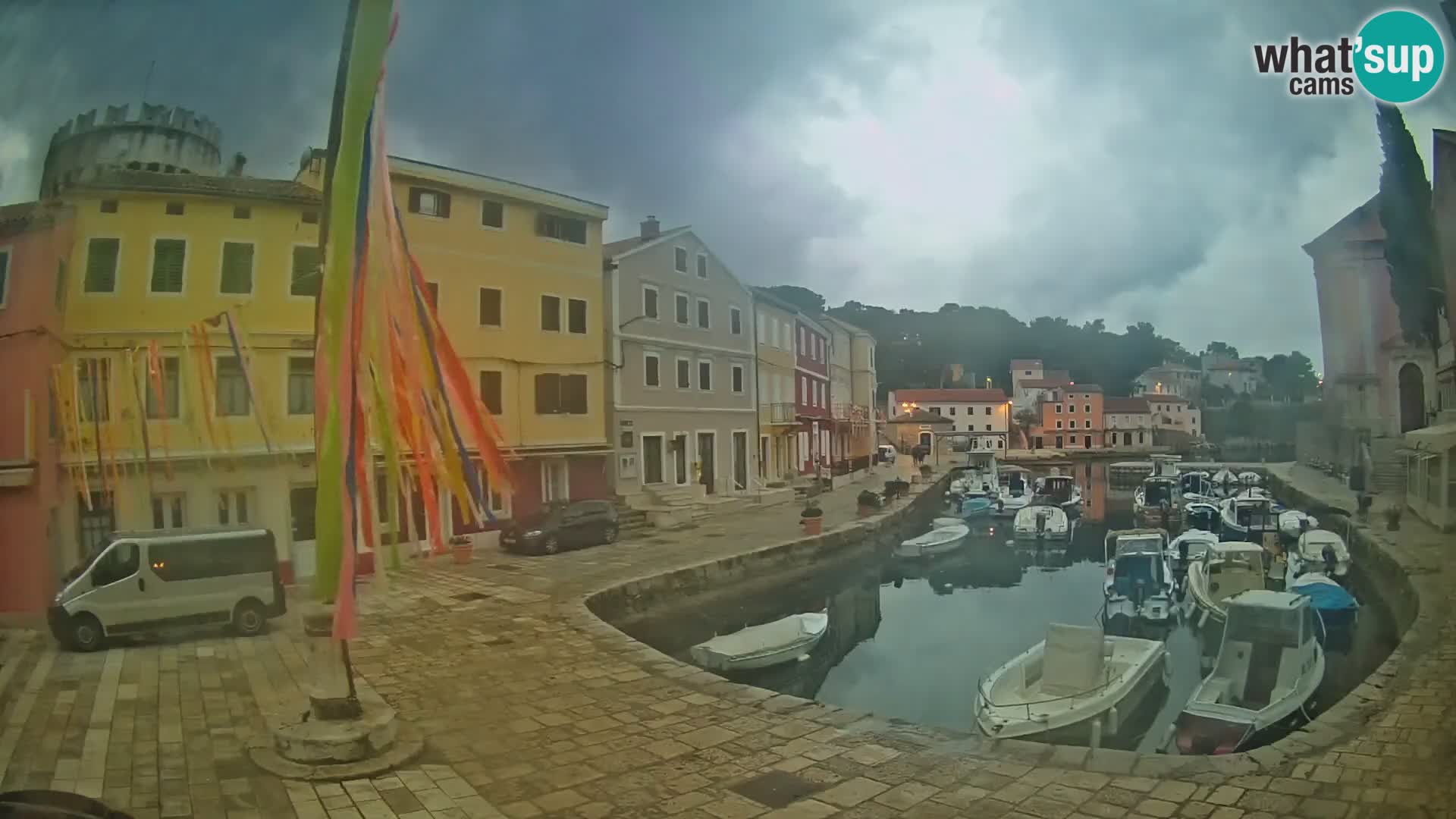 Webcam Live – The harbor of Veli Lošinj