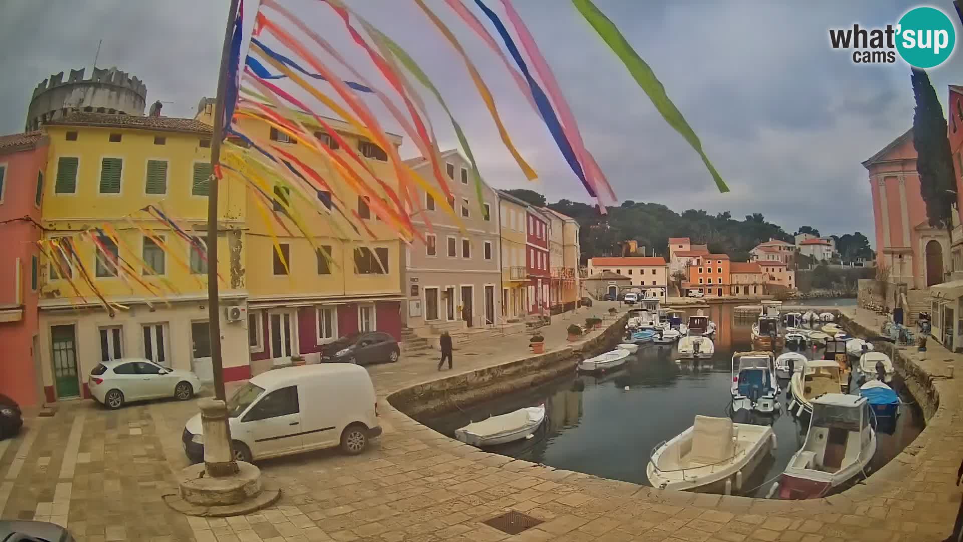 Webcam Live – The harbor of Veli Lošinj