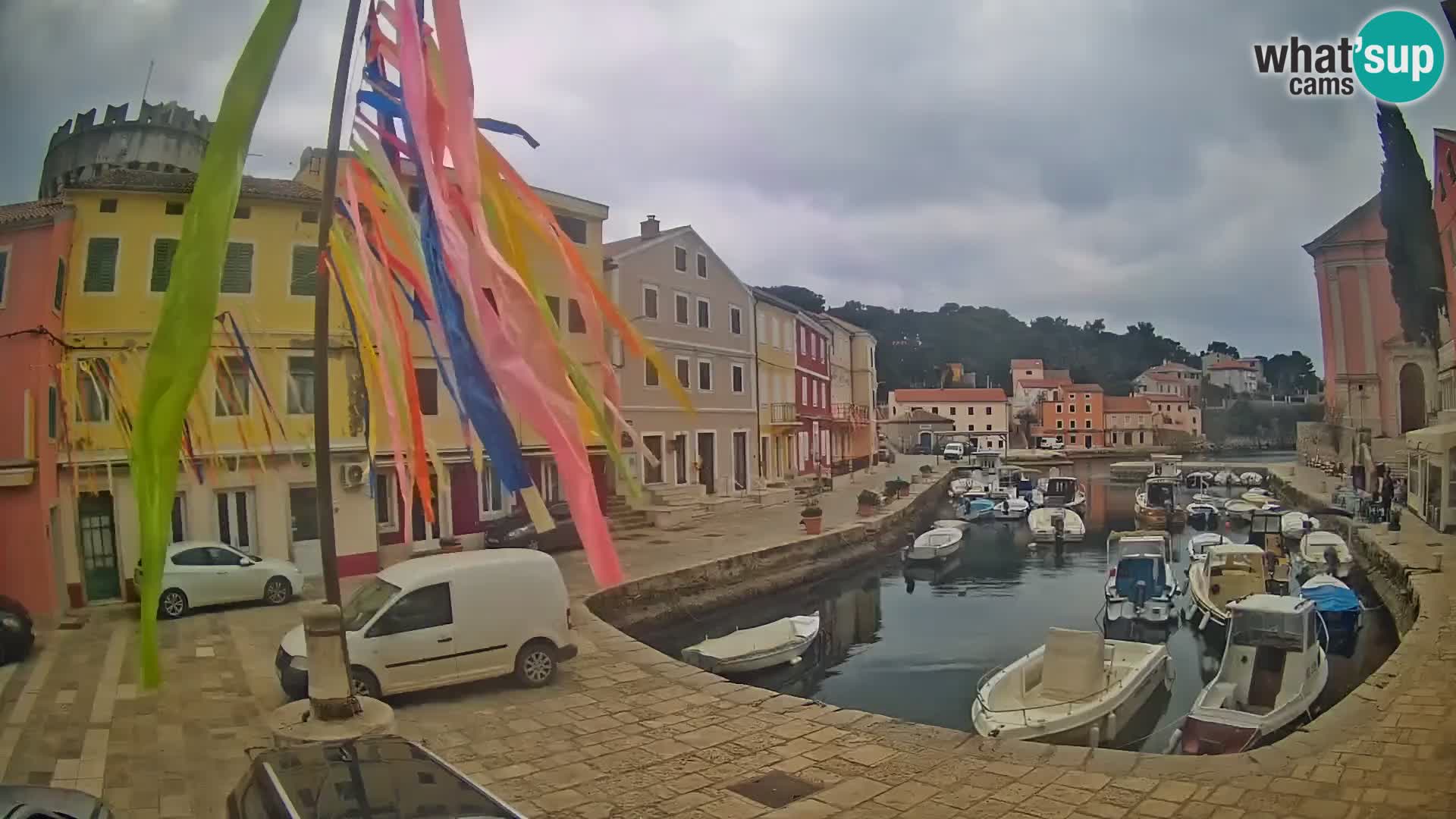 Webcam Live – The harbor of Veli Lošinj