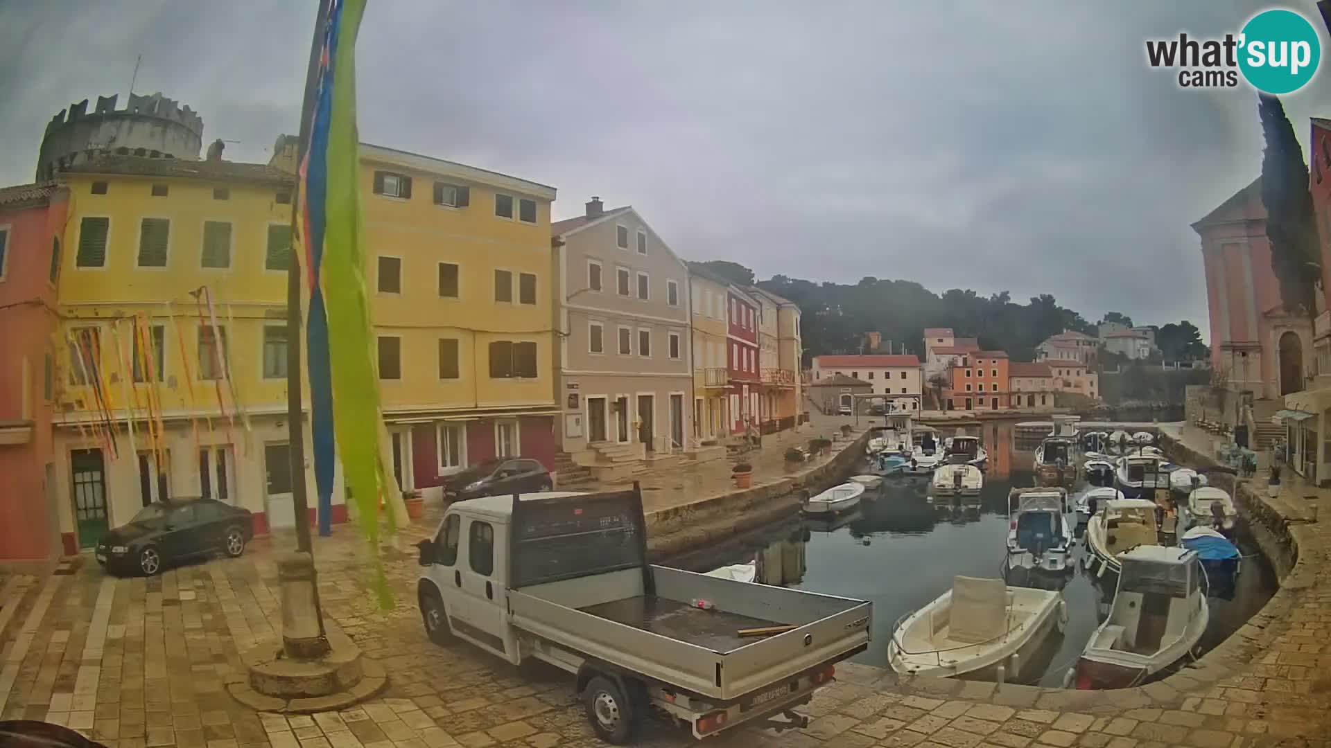 Webcam Live – The harbor of Veli Lošinj