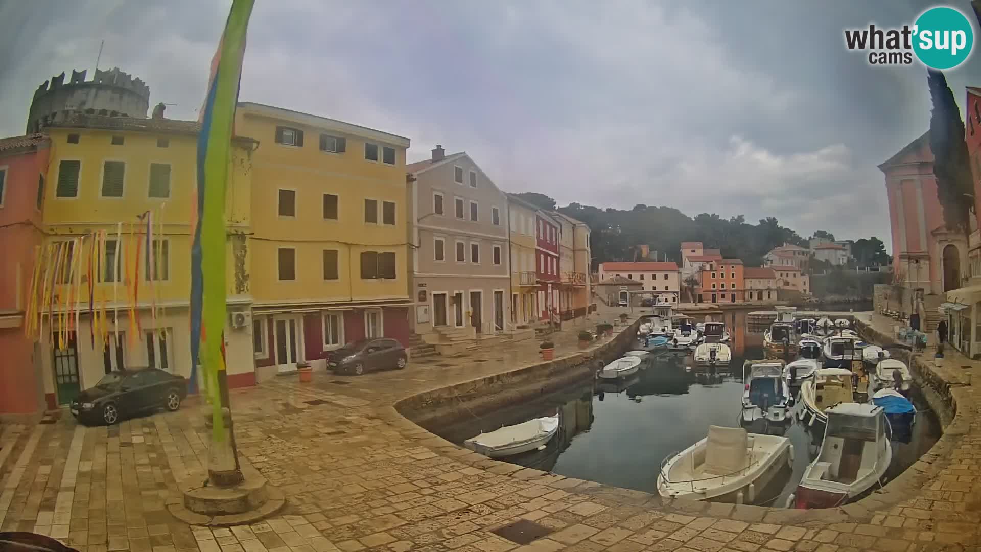 Webcam Live – The harbor of Veli Lošinj