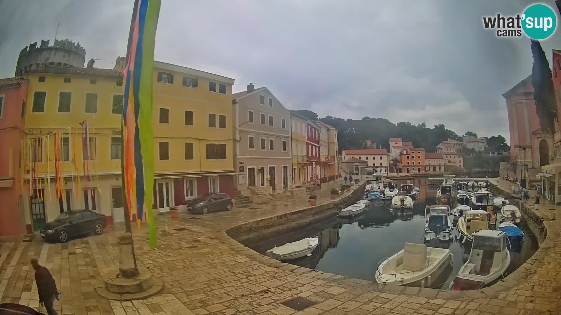 Webcam Live – The harbor of Veli Lošinj