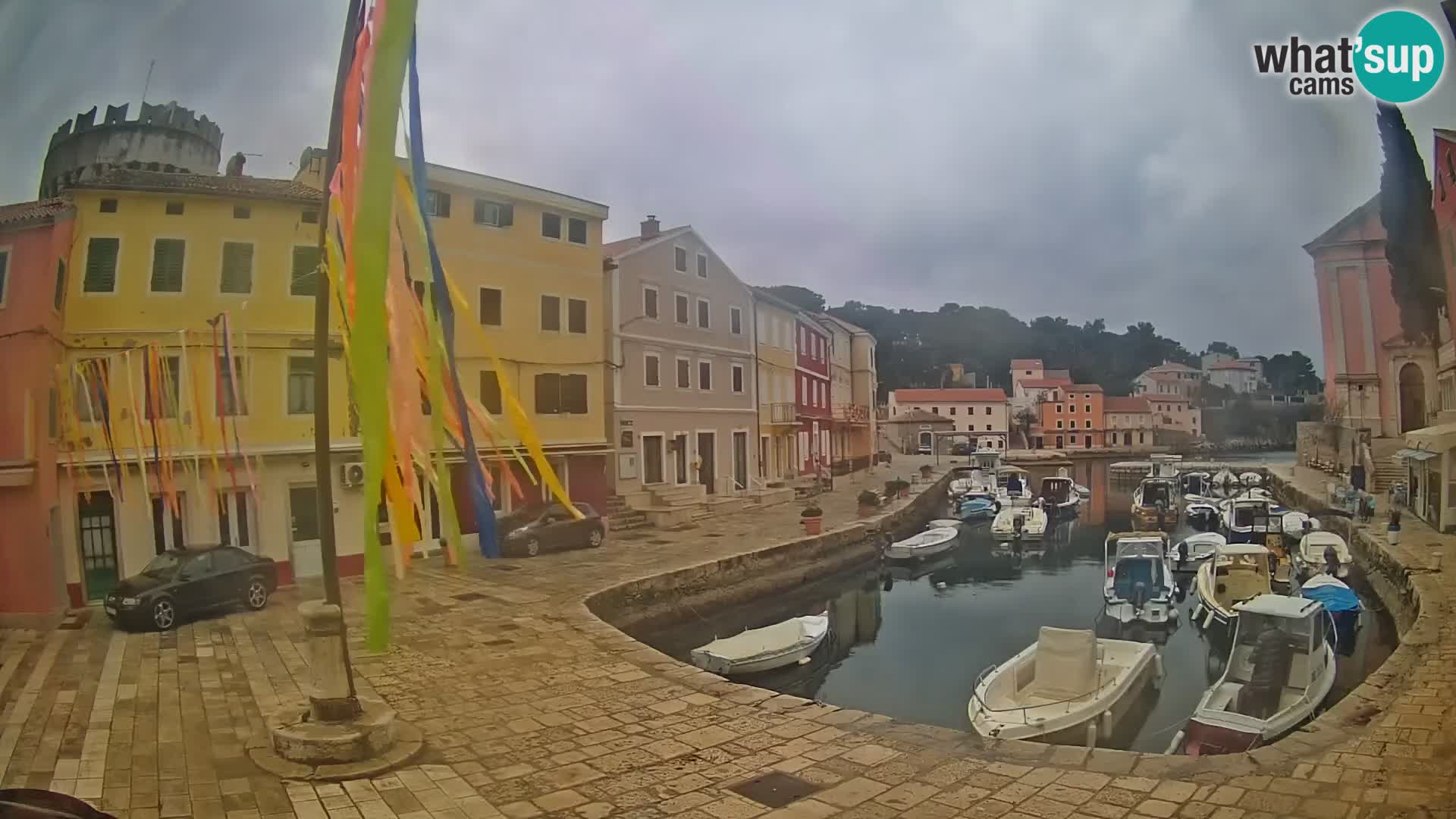 Webcam Live – The harbor of Veli Lošinj