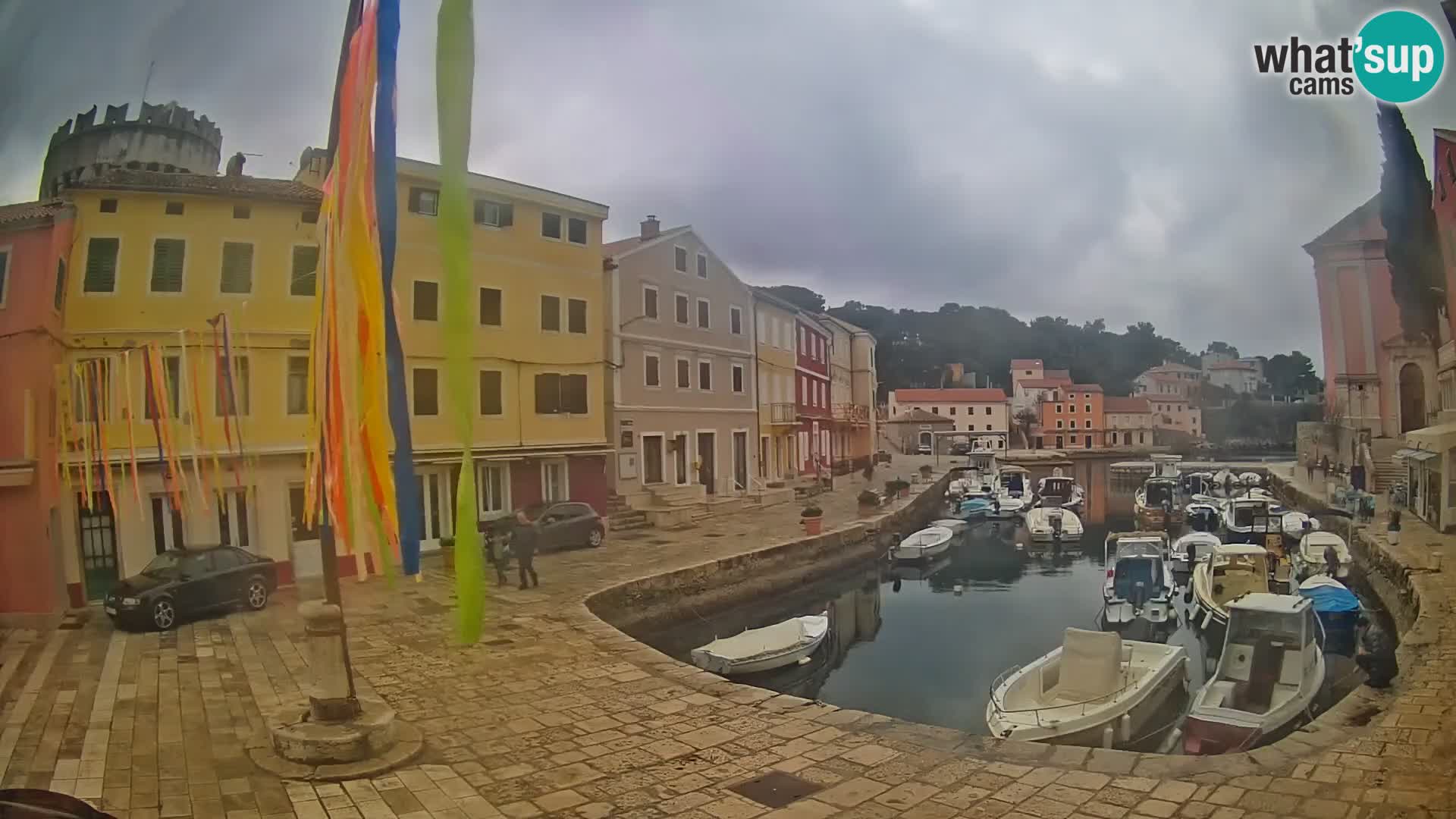 Webcam Live – The harbor of Veli Lošinj