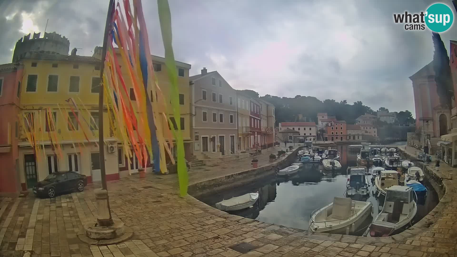 Webcam Live – The harbor of Veli Lošinj