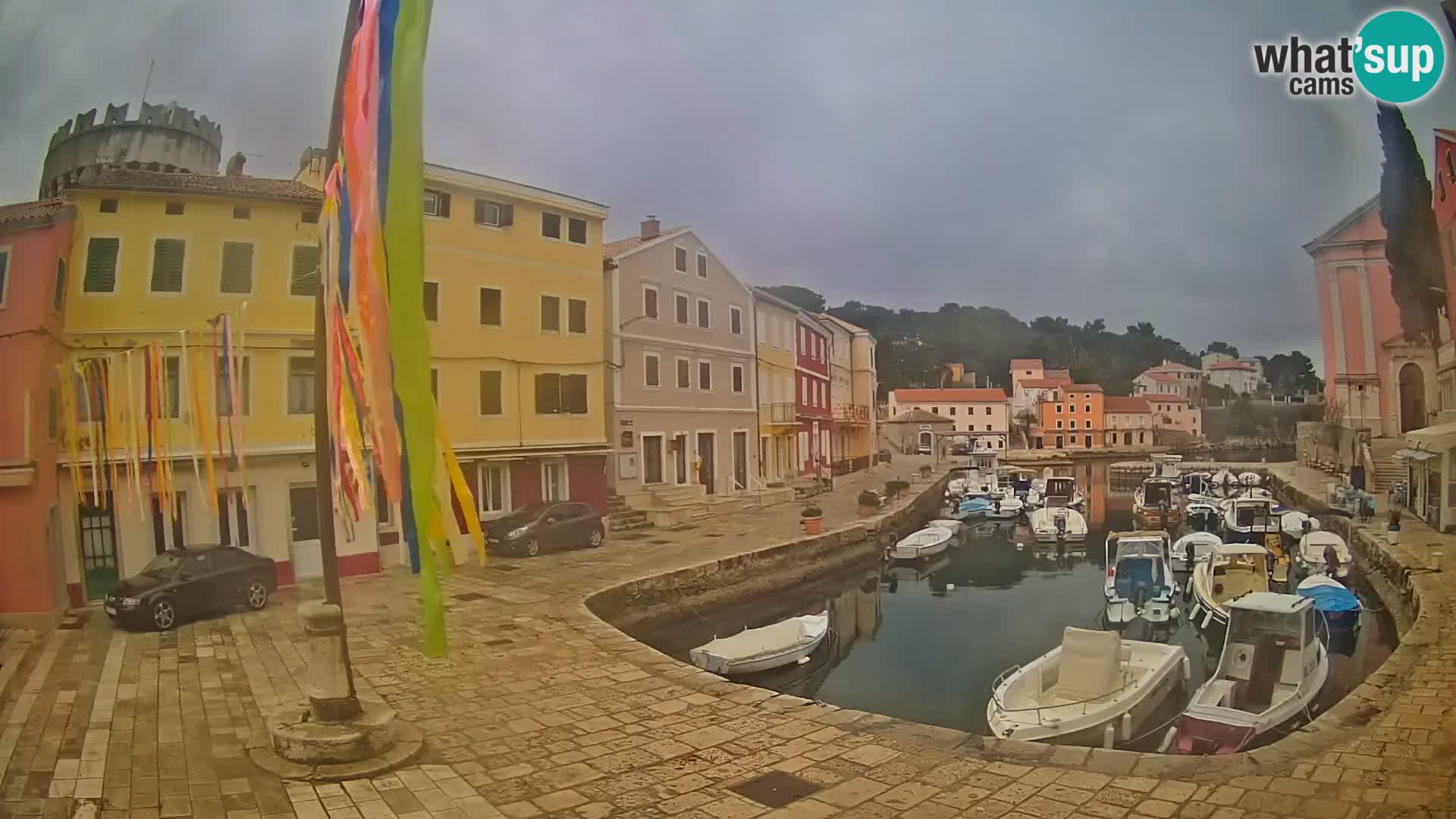 Webcam Live – The harbor of Veli Lošinj