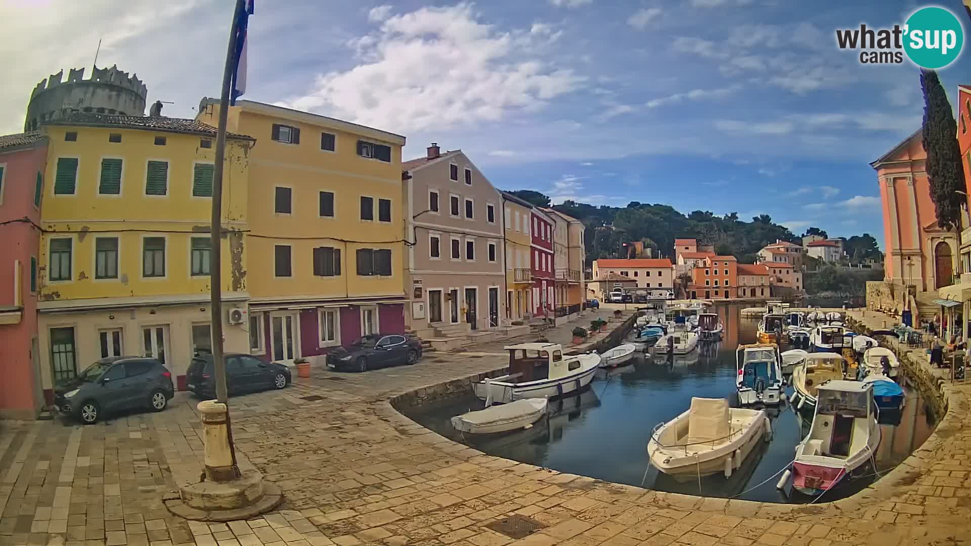 Webcam Live – The harbor of Veli Lošinj