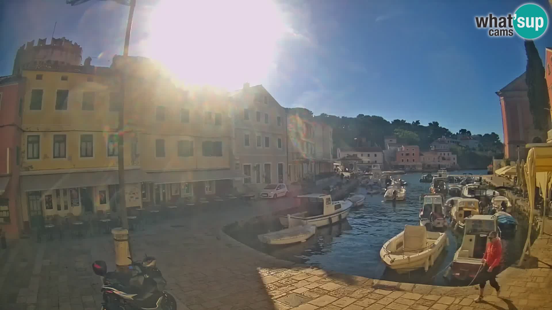 Webcam Live – The harbor of Veli Lošinj