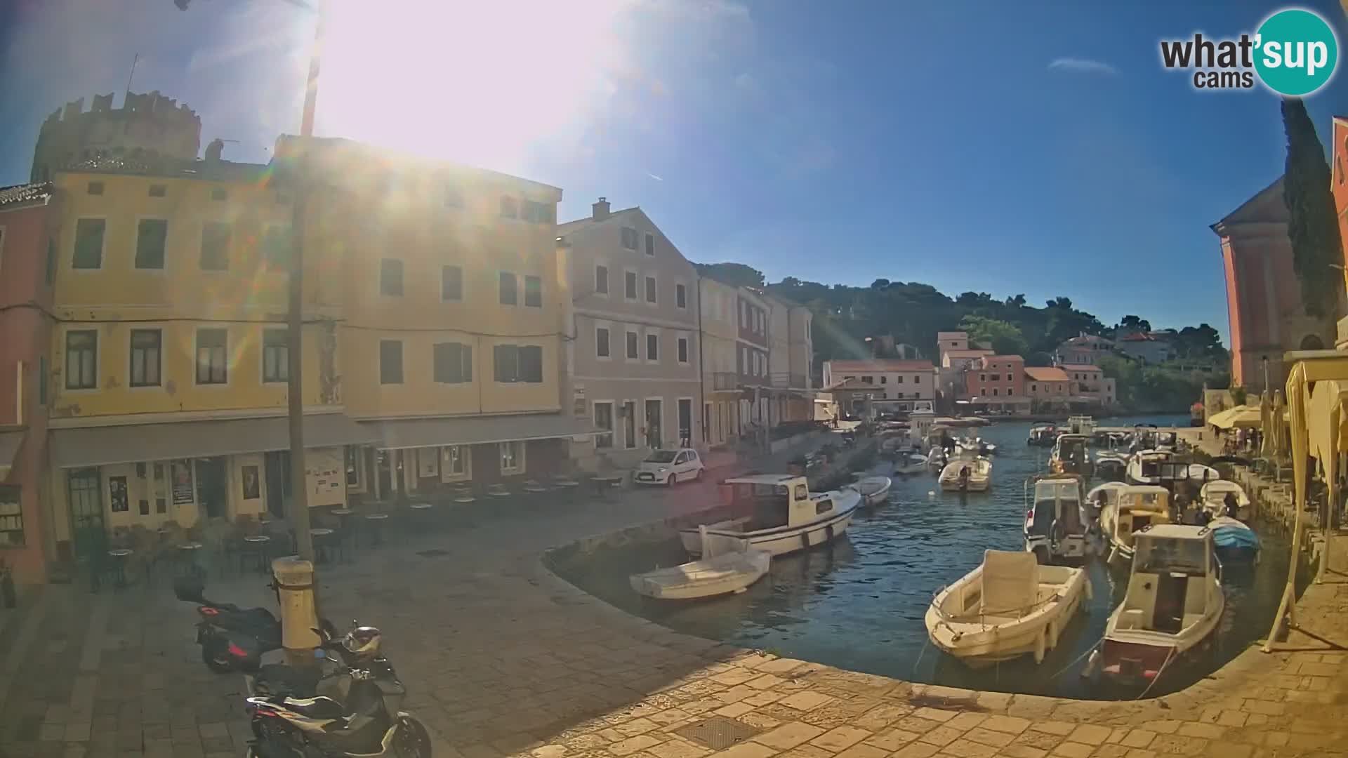 Webcam Live – The harbor of Veli Lošinj