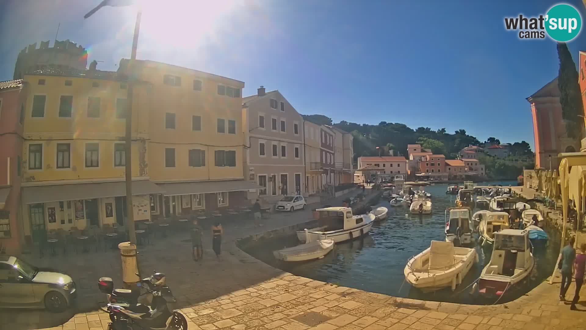 Webcam Live – The harbor of Veli Lošinj