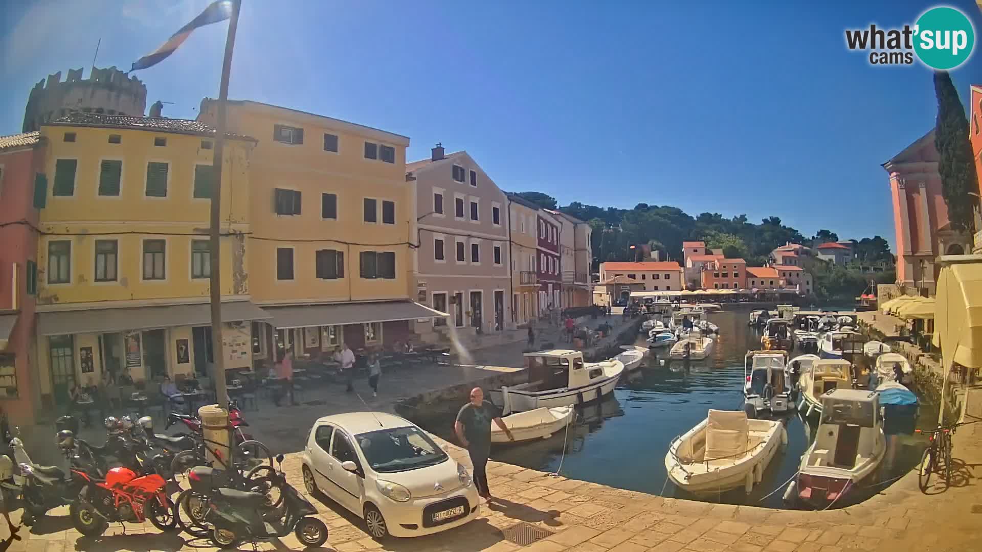 Webcam Live – The harbor of Veli Lošinj